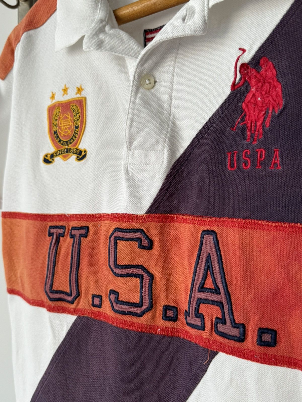 U.S. Polo Assn. × Vintage Vintage U.S. Polo Assn. USA #3 Slim Chief Keef Polo Shirt Size US M / EU 48-50 / 2 - 6 Thumbnail
