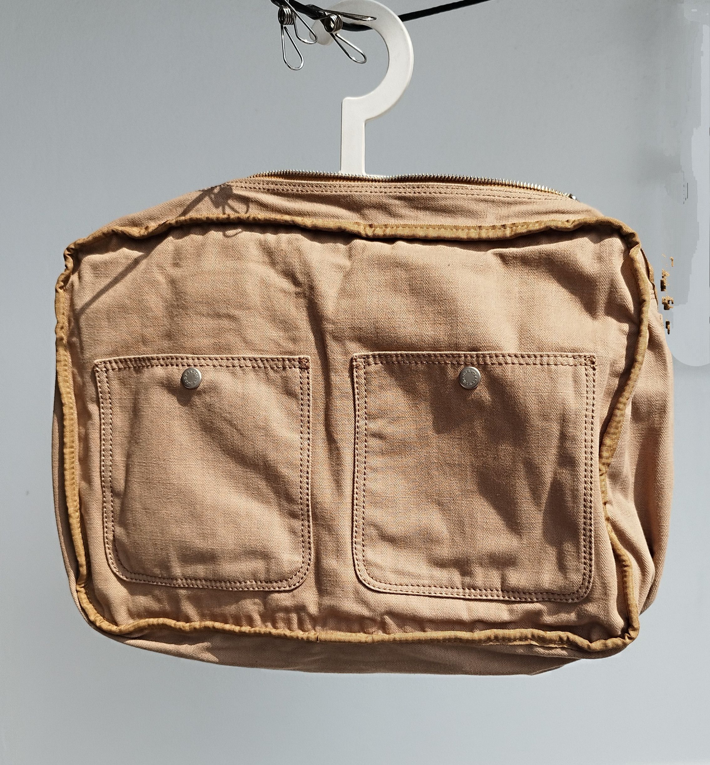 Yohji Yamamoto Y'SACCS YOHJI YAMAMOTO EXPANDABLE LEATHER SLING SHOULDER BAG Size ONE SIZE - 4 Thumbnail