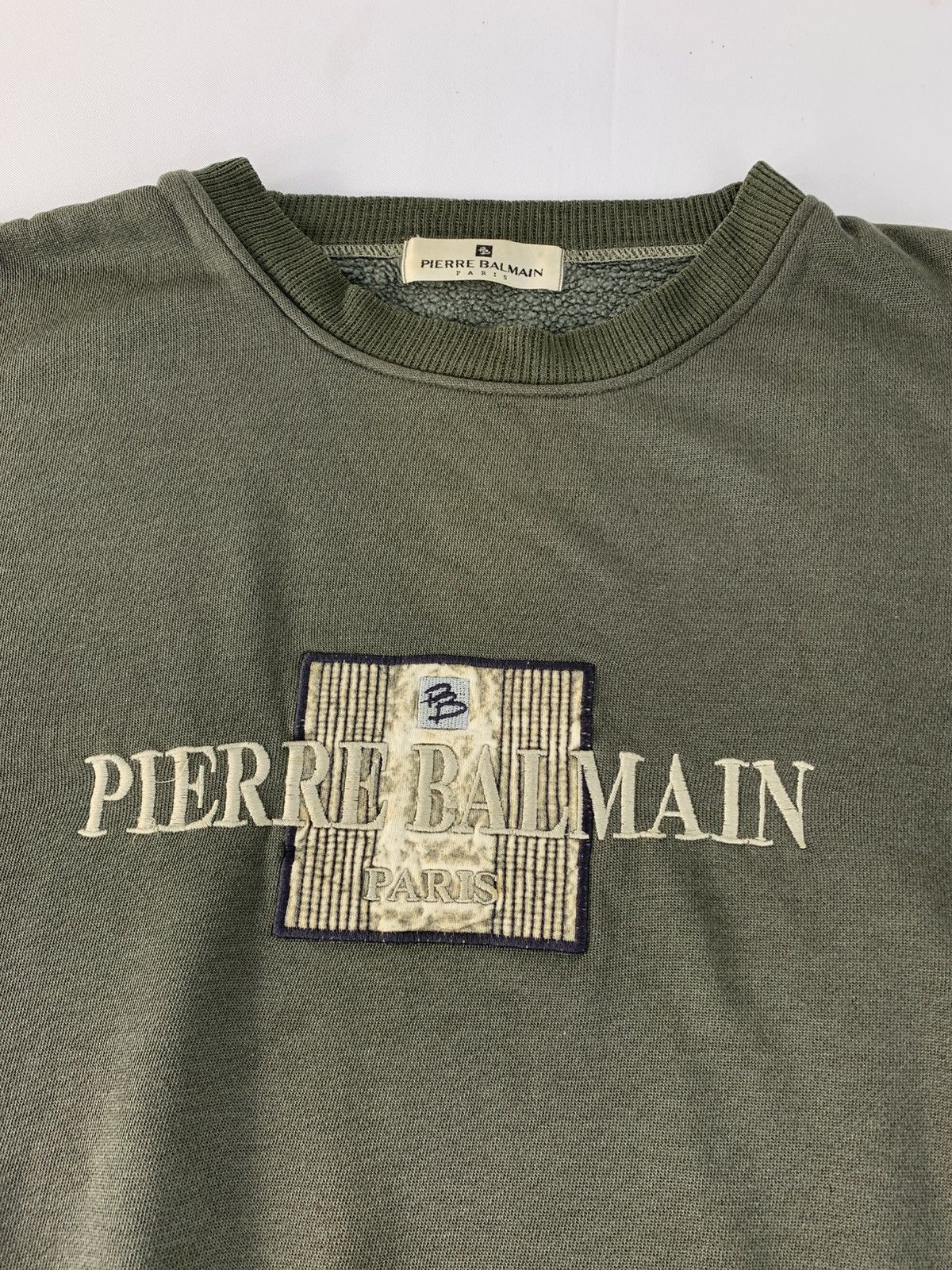 Pierre Balmain 90s Pierre Balmain Paris Crewneck Pullover Embroidery Logo Size US XL / EU 56 / 4 - 3 Thumbnail