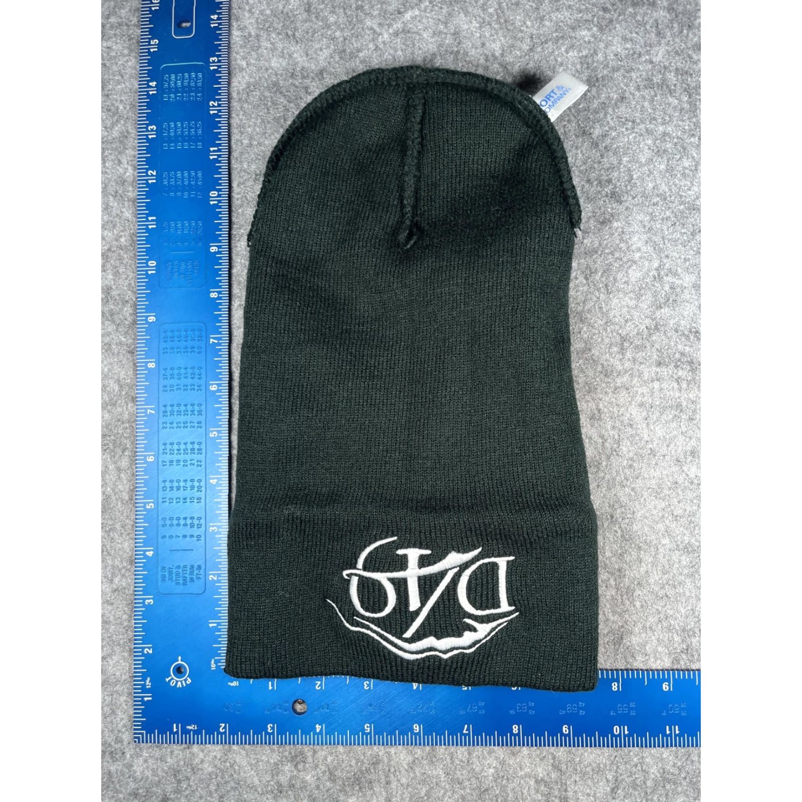 Port & Company Port & Company Hat Beanie Mens One Size Green Knit D49 Logo Stretch Winter Size ONE SIZE - 5 Thumbnail