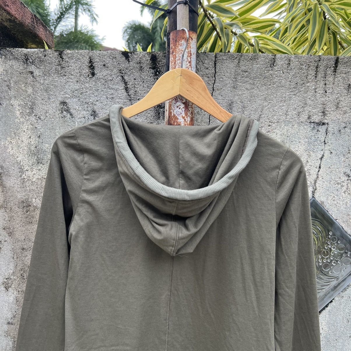 Tornado Mart “TORNADO MART” HOODED BATWING DRAPE CARDIGAN ASYMMETRICAL Size S / US 4 / IT 40 - 18 Thumbnail