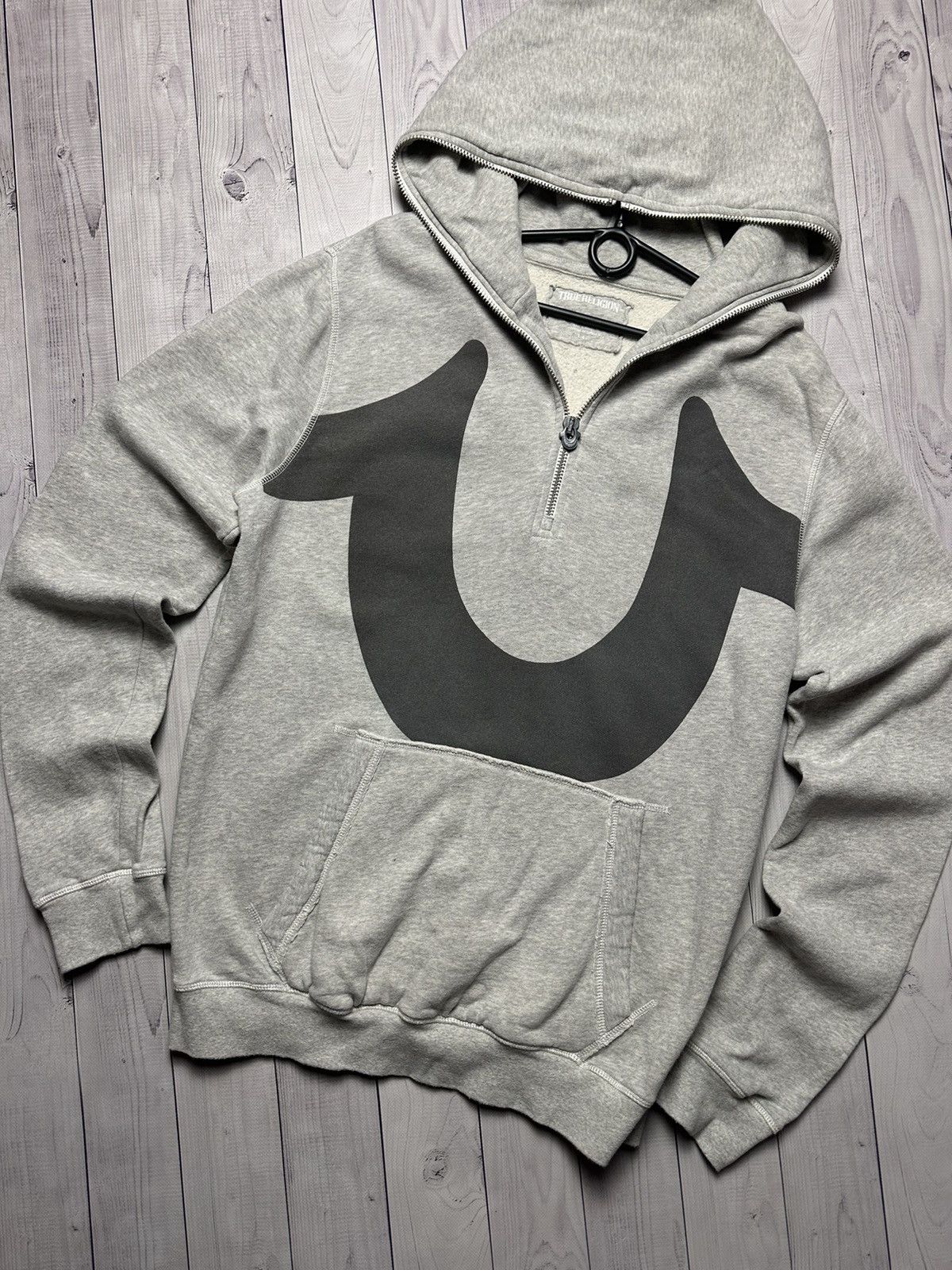 True Religion × Vintage Vintage True Religion zip hoodie big logo rare size L Size US L / EU 52-54 / 3 - 2 Thumbnail