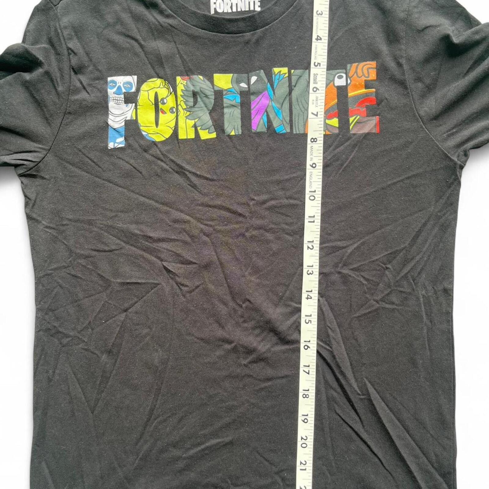 Other Fortnite Multi Colored Logo Character Black Gamer T-Shirt Size US XXS / EU 40 - 4 Thumbnail