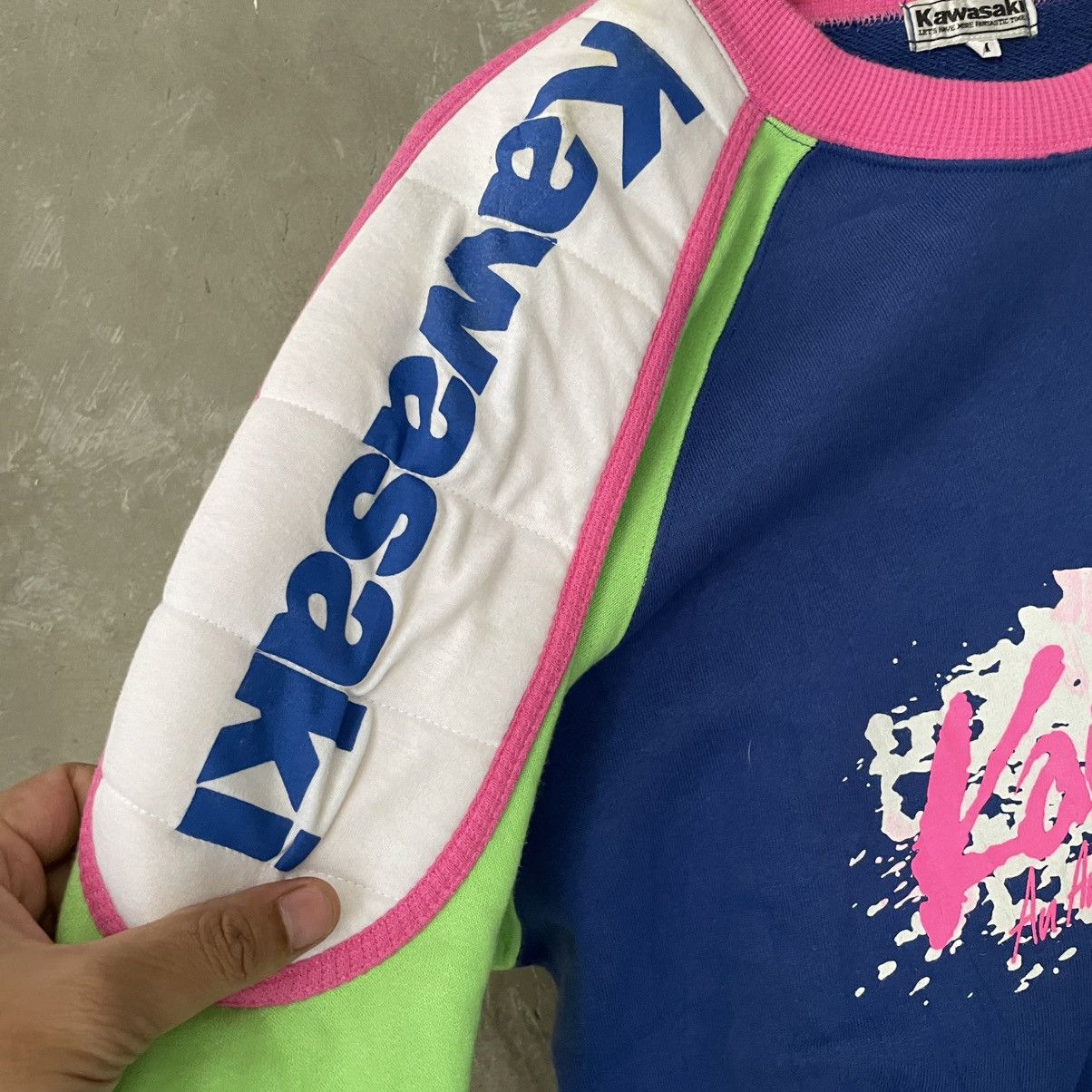 Gear for Sports × Sports Specialties Vintage 80s Kawasaki Motorcycle Riding Sweatshirt Size US M / EU 48-50 / 2 - 5 Thumbnail