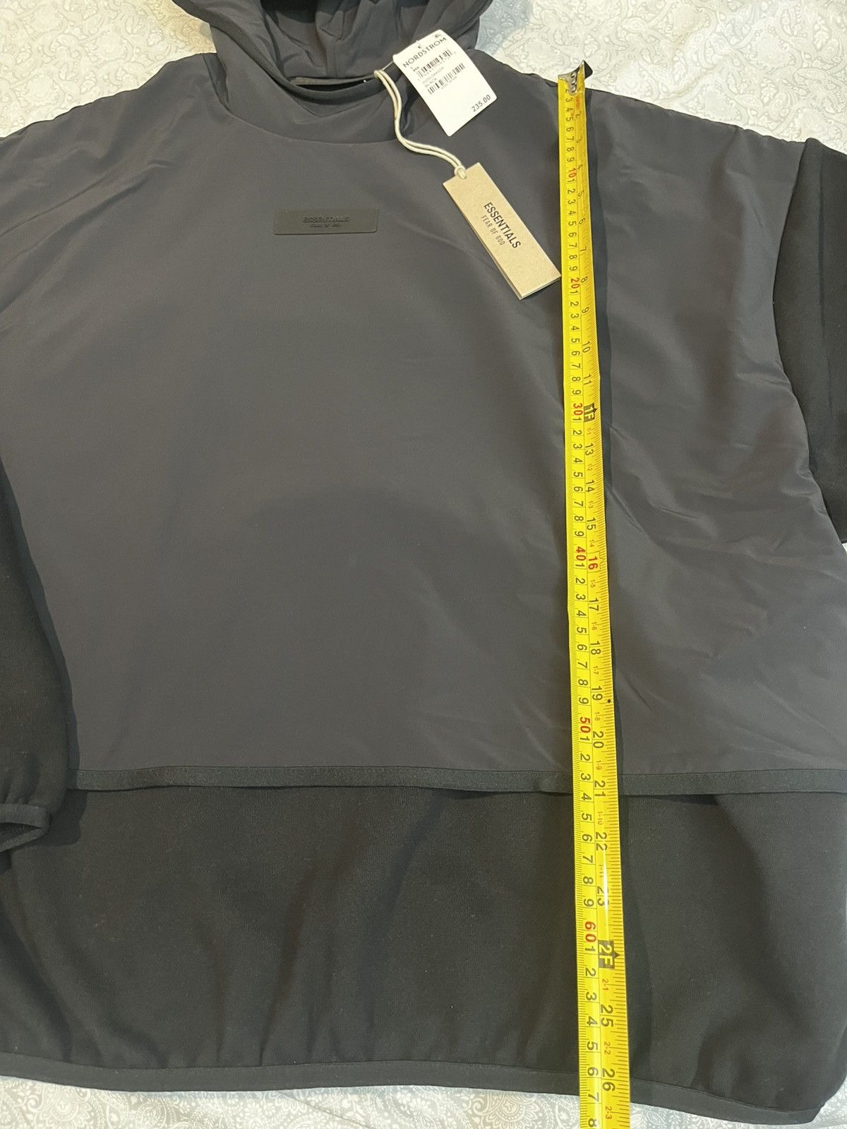 Fear of God Fear of God Essentials Black Pullover Nylon Hoodie L NWT Size US L / EU 52-54 / 3 - 20 Thumbnail