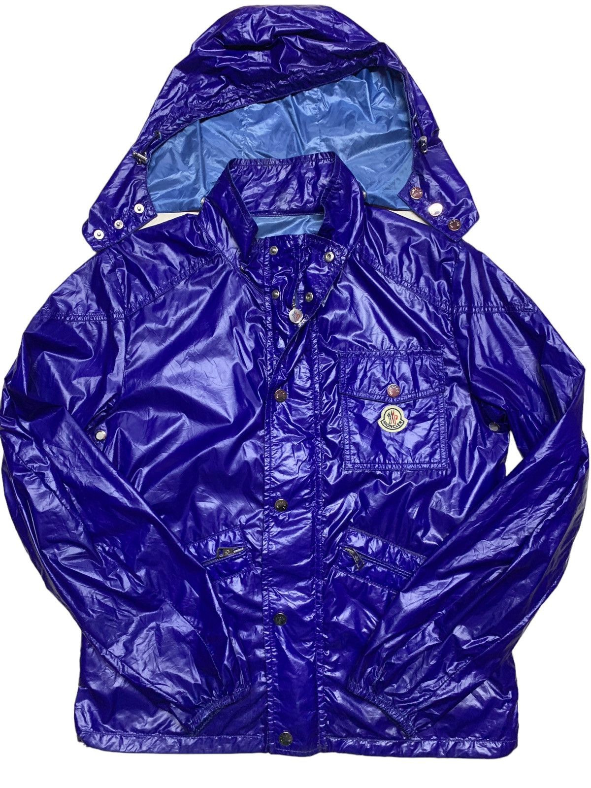 Moncler Auth men’s moncler ganguin blue nylon windbreaker casual Size US M / EU 48-50 / 2 - 1 Thumbnail