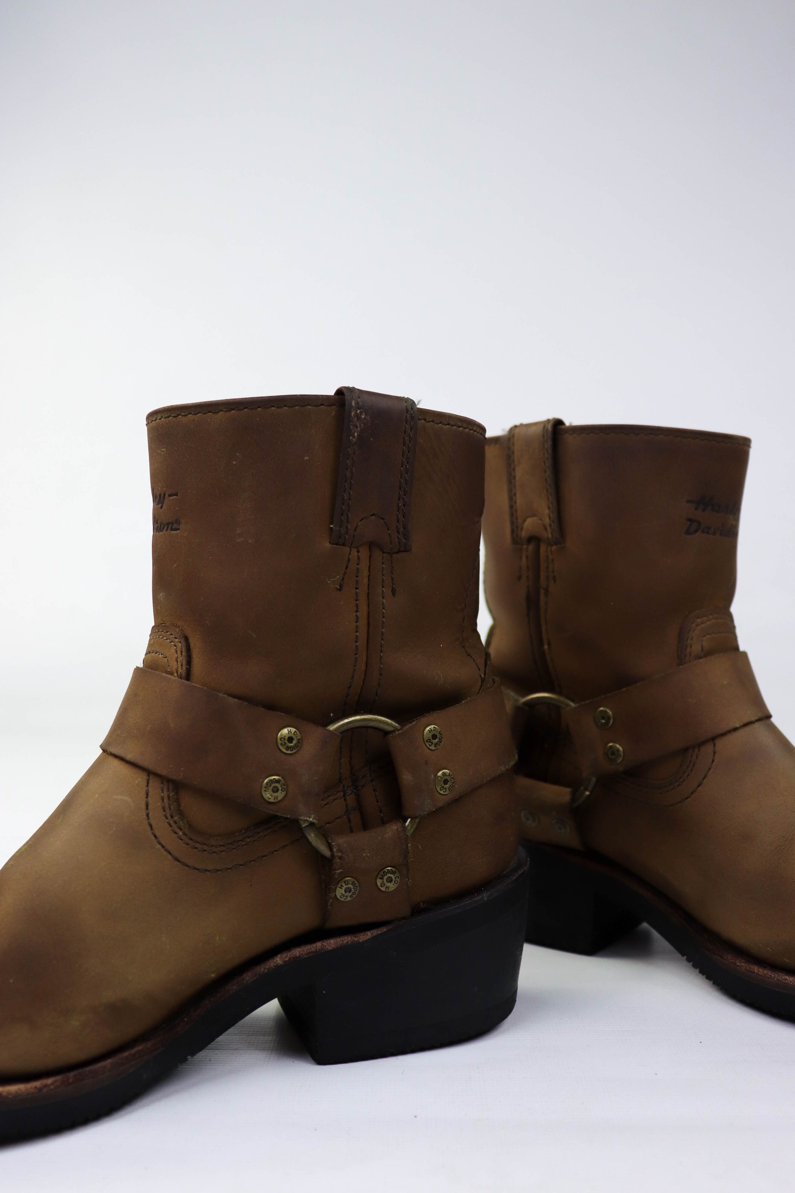 Harley Davidson Harley-Davidson Abbington Harness Leather Motorcycle Boots Size US 8.5 / IT 38.5 - 13 Thumbnail