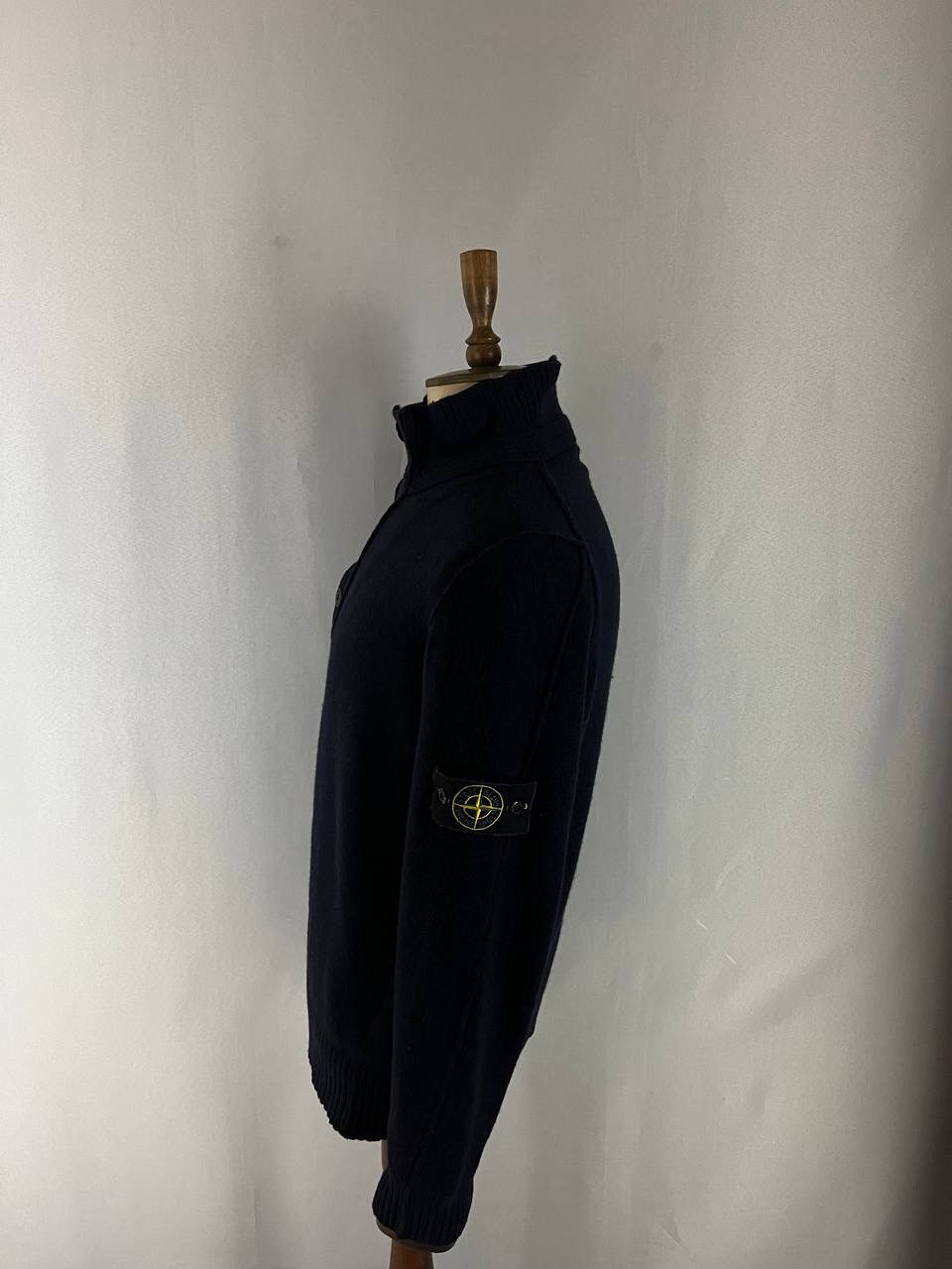 Stone Island Stone Island Navy Sweater Size US XL / EU 56 / 4 - 4 Thumbnail