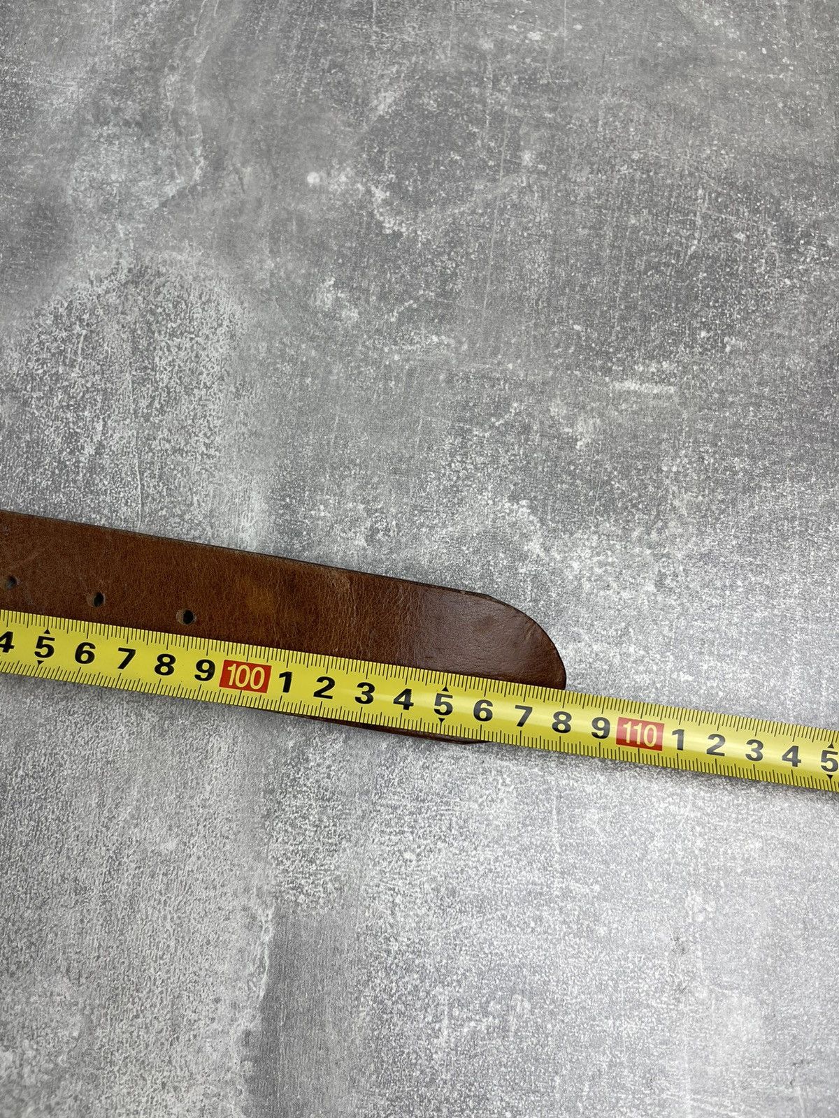 Diesel × Vintage Diesel Vintage Avant Garde Buckle Pattern Western Brown Belt Size ONE SIZE - 10 Thumbnail