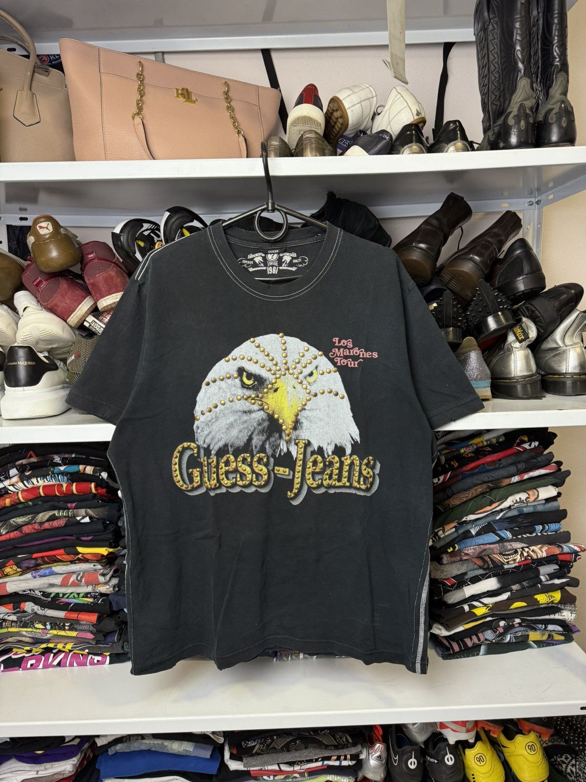 Guess Vintage Guess Jeans Los Marones Tour T-shirts Y2K Size US XL / EU 56 / 4 - 1 Thumbnail