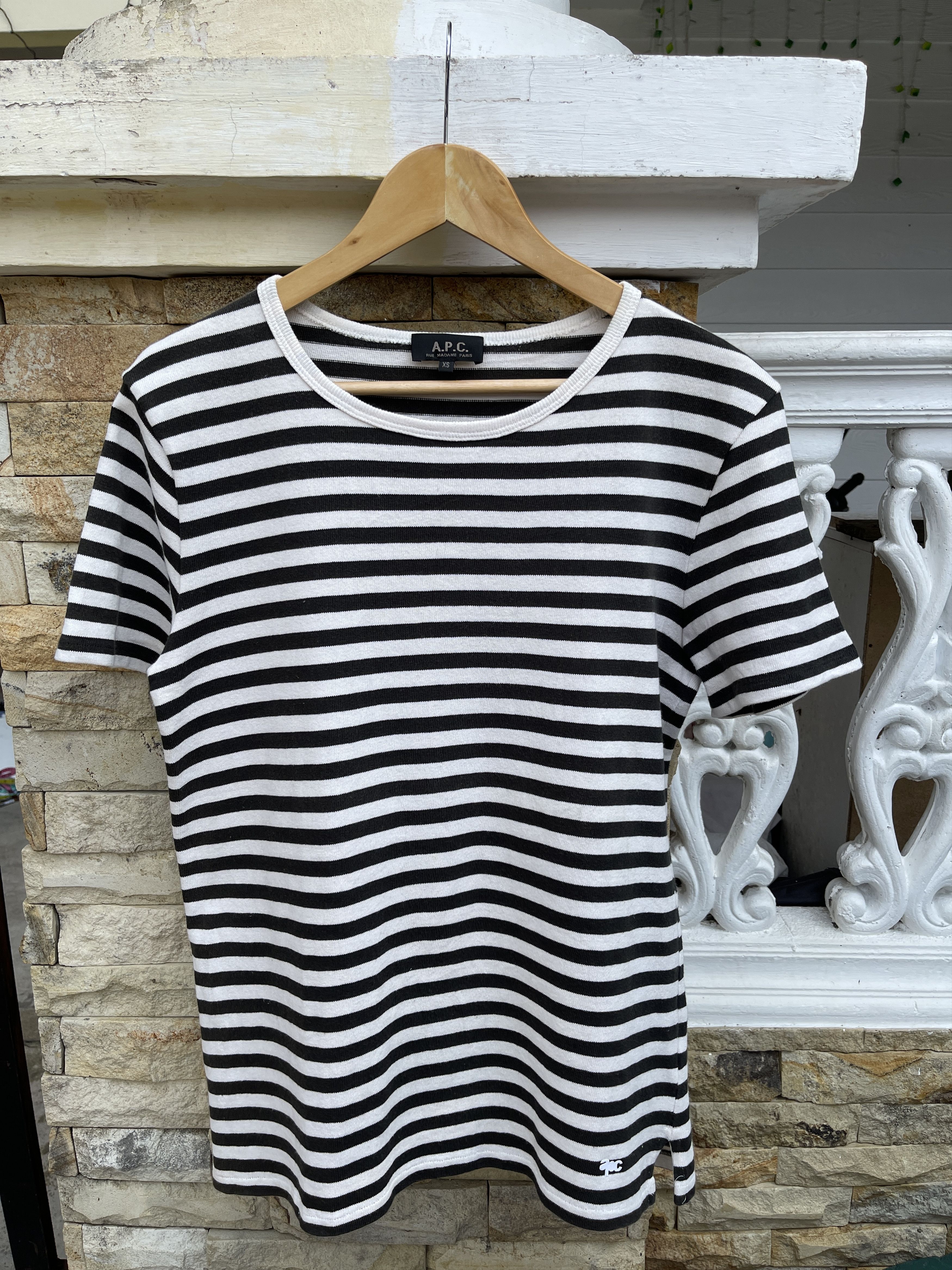 A.P.C. Rare‼️Vintage APC Striped T Shirt Size US XS / EU 42 / 0 - 1 Thumbnail