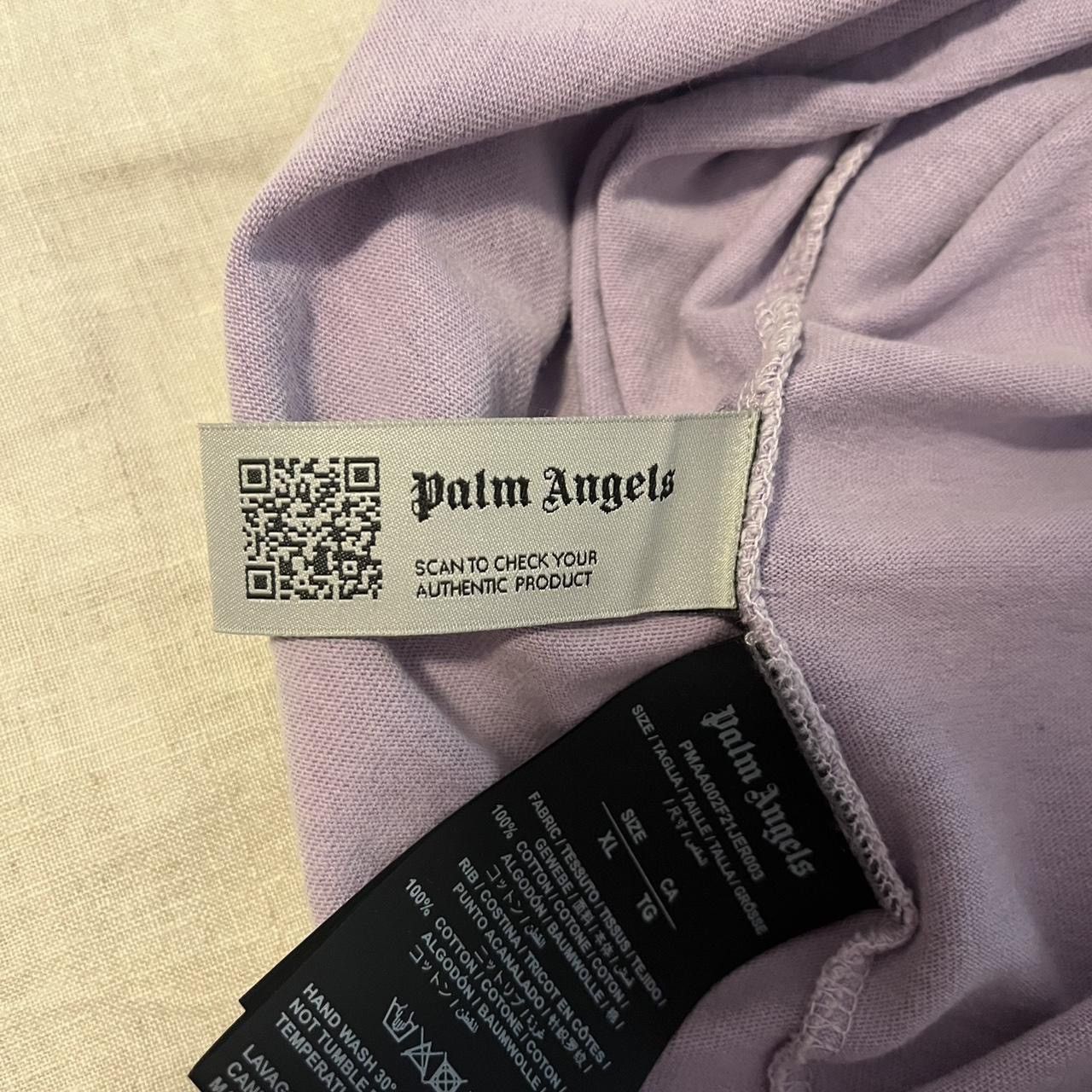 Palm Angels Palm Angels Purple oversized logo tee Size US XL / EU 56 / 4 - 7 Thumbnail