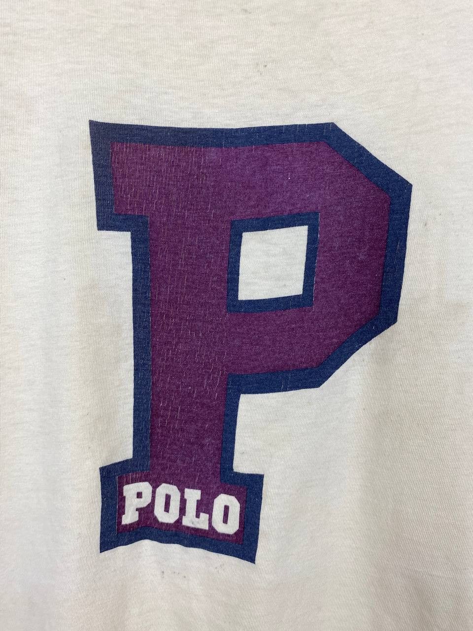 Polo Ralph Lauren vintage polo ralph lauren p logo tee Size US S / EU 44-46 / 1 - 2 Thumbnail