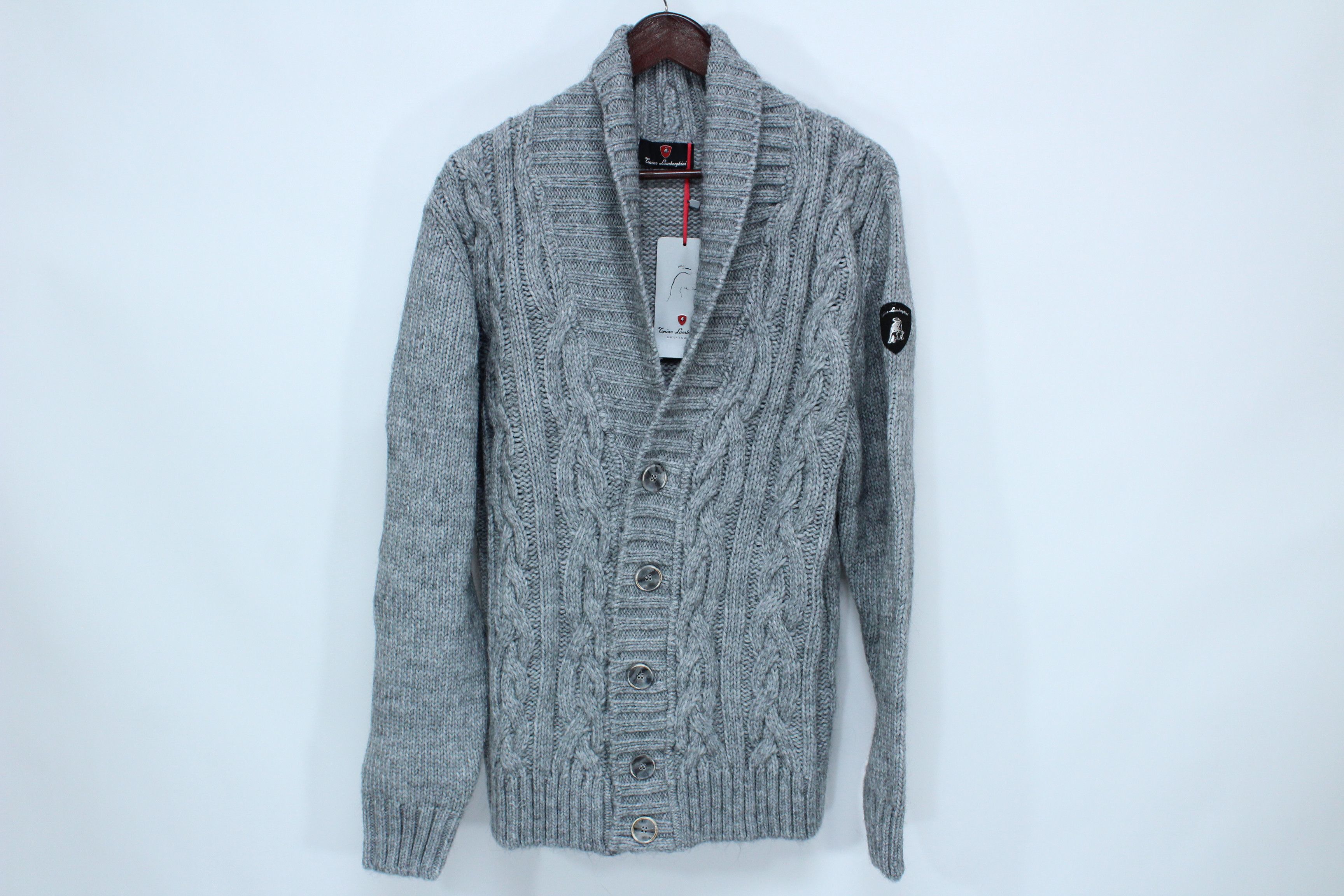 Tonino Lamborghini NEW Tonino Lamborghini Sweater Cardigan Size L/52 Vintage Size US L / EU 52-54 / 3 - 3 Thumbnail