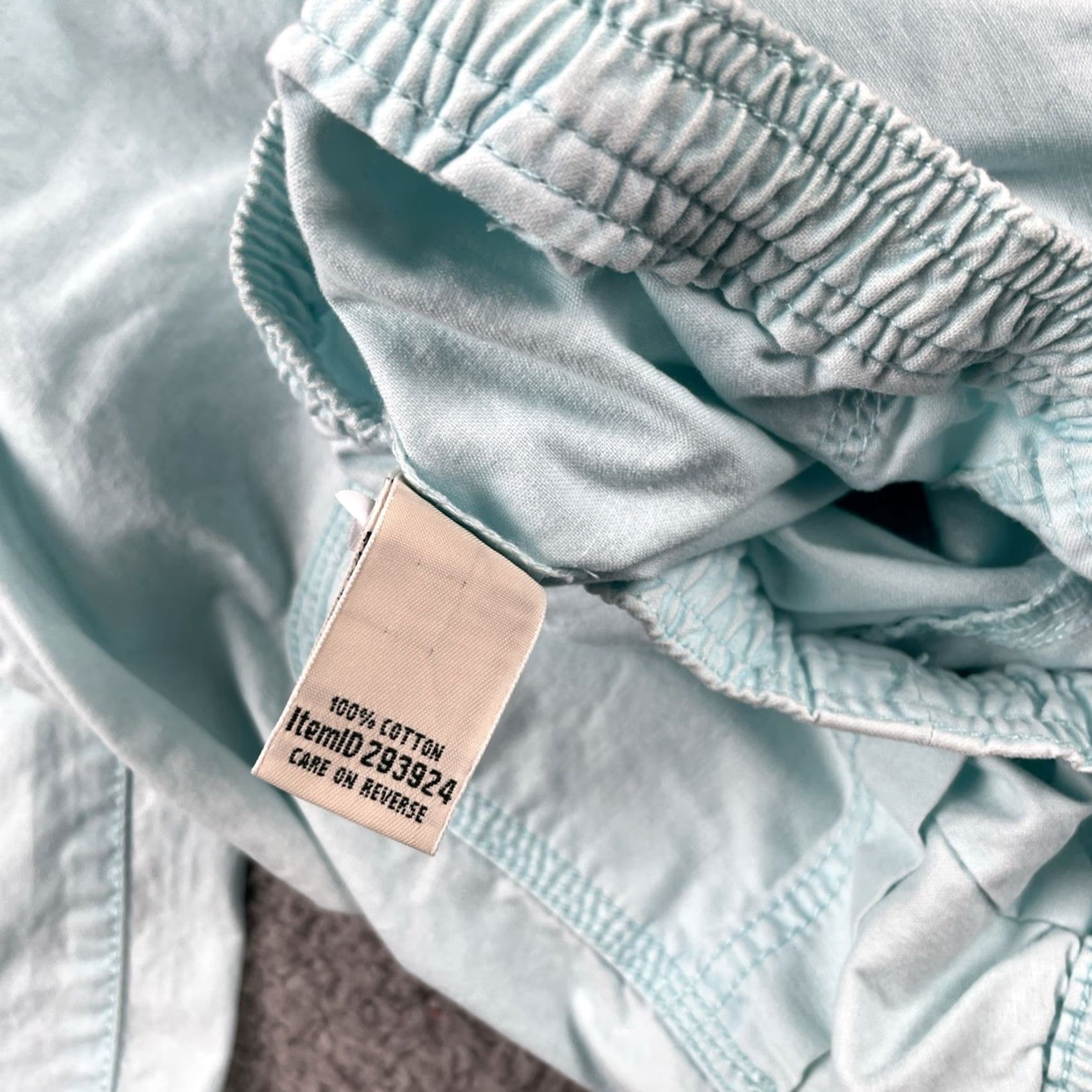 Vintage VINTAGE L.L. Bean Capri Pants Ladies 6 Classic Fit Drawstring Waist Pale Blue Size 28" / US 6 / IT 42 - 7 Thumbnail