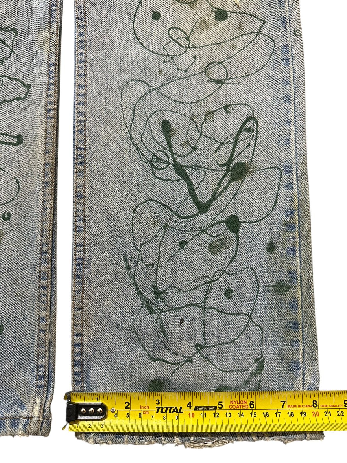 Levi's Vintage 80s Usa Levis 505 Paint Splatter Distressed Jeans Size US 32 / EU 48 - 17 Thumbnail