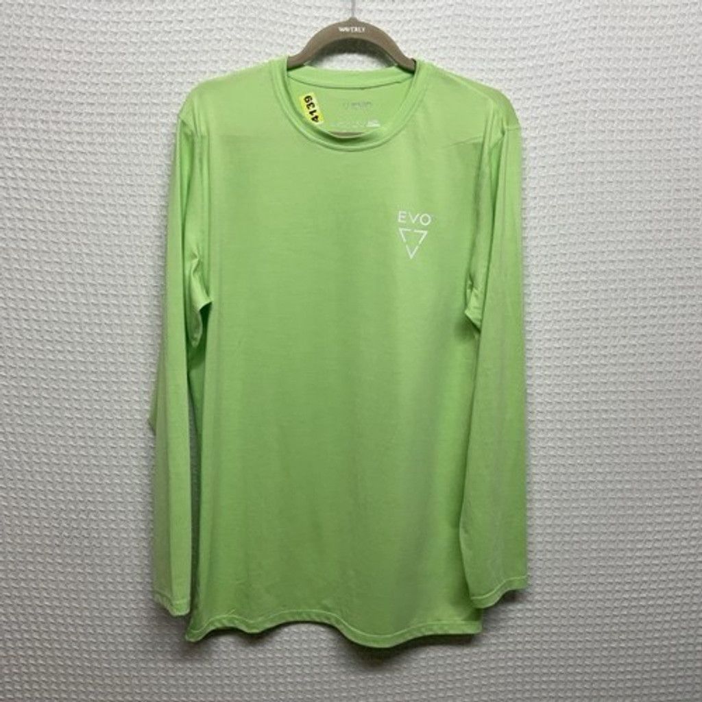 Other EVO UPF 50 Rashguard Sun Lime Green Long Sleeve Shirt Men L Size US L / EU 52-54 / 3 - 6 Thumbnail
