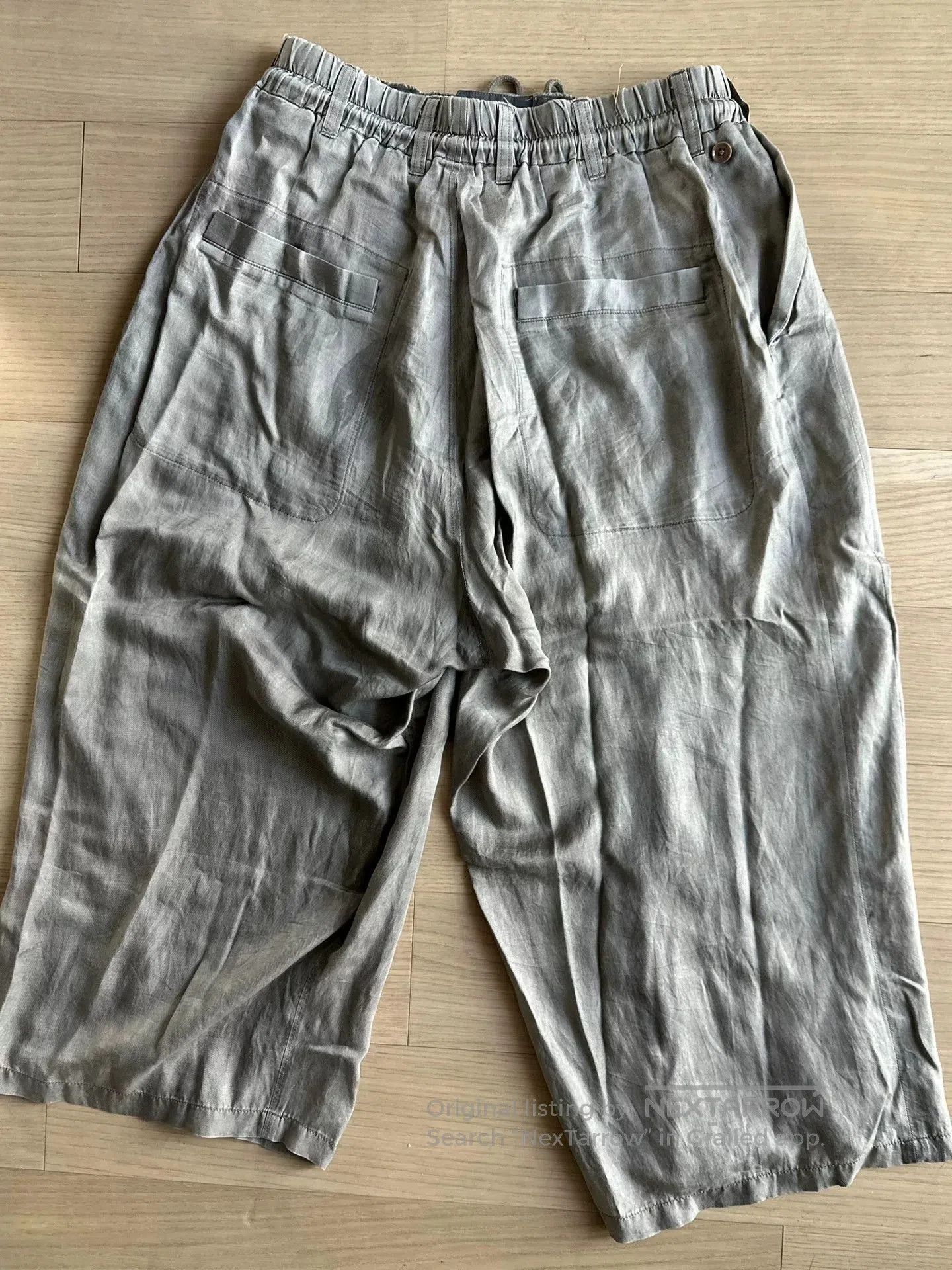 Yohji Yamamoto Yohji Yamamoto Main Line Silk Wide Pants. Size US 30 / EU 46 - 5 Thumbnail