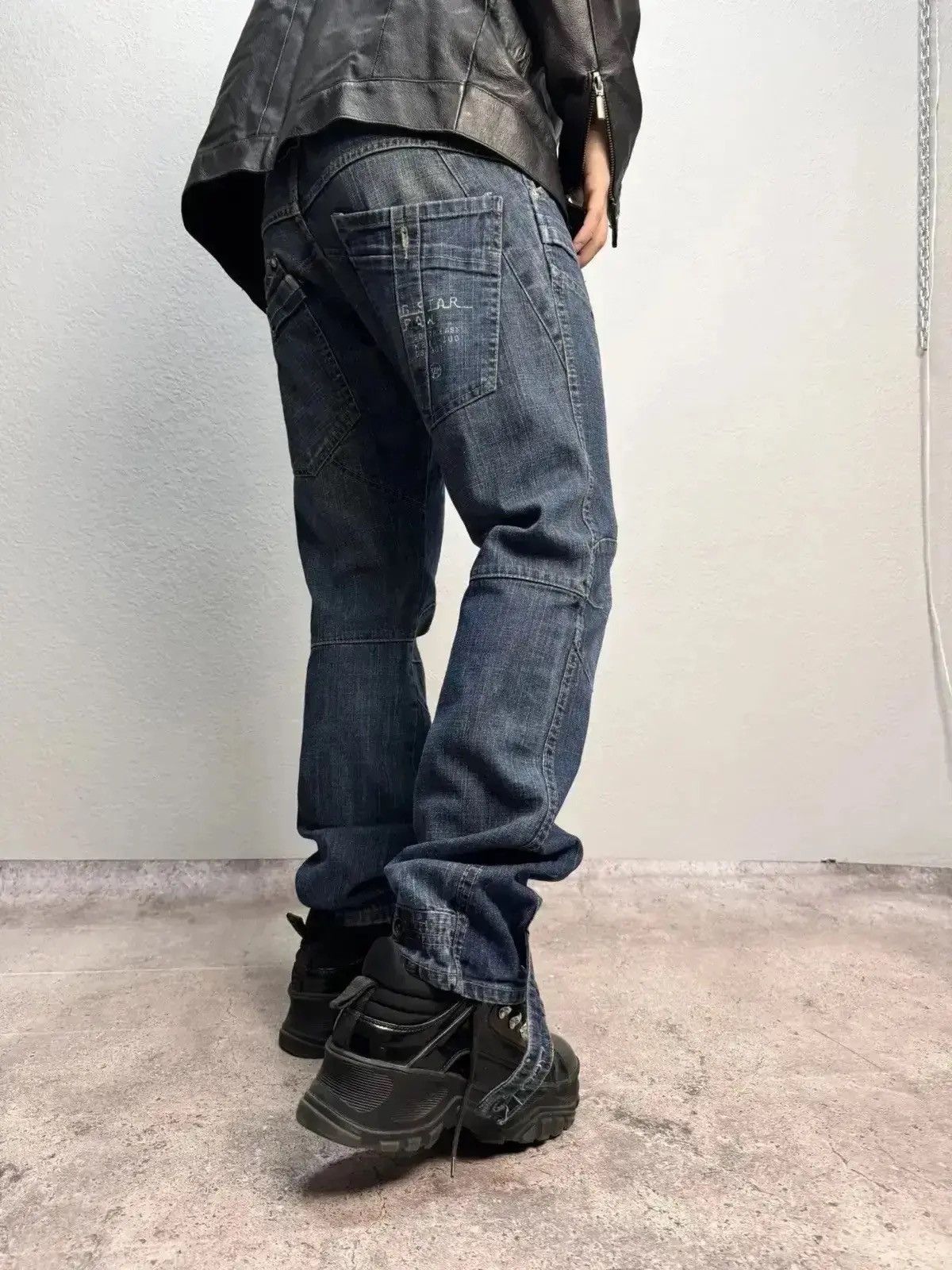 Vintage Vintage Junya Watanabe Style G Star raw Bondage Cargo Pans Size US 34 / EU 50 - 2 Thumbnail