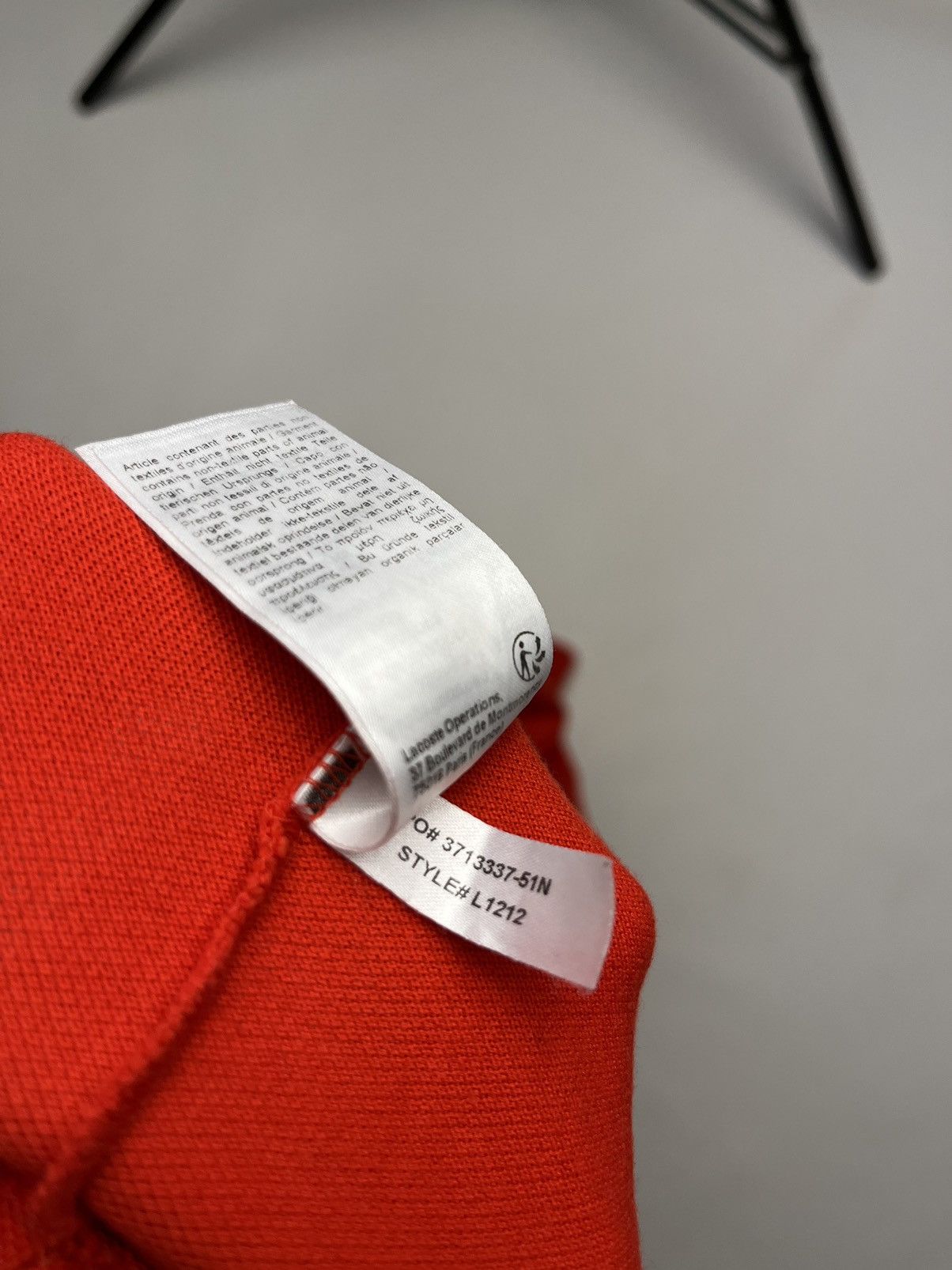 Lacoste Lacoste Classic Fit Orange Polo Size US XL / EU 56 / 4 - 5 Thumbnail