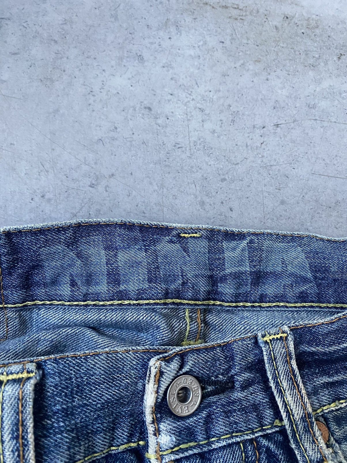 Evisu Evisu Ninja 🥷 Distressed Selvidge Casual Pants Veryrare Y2K Size US 30 / EU 46 - 8 Thumbnail