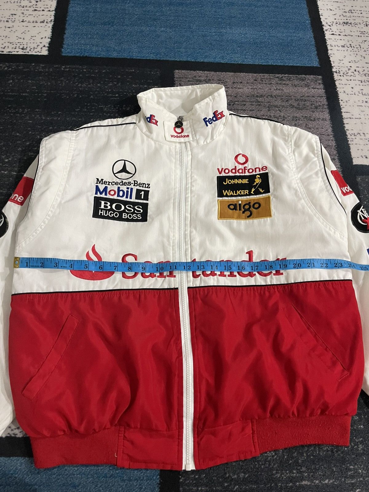 Mercedes-Benz Vintage Mercedez Benz Mc Laren Vodafone Racing Jacket Size US XL / EU 56 / 4 - 11 Thumbnail