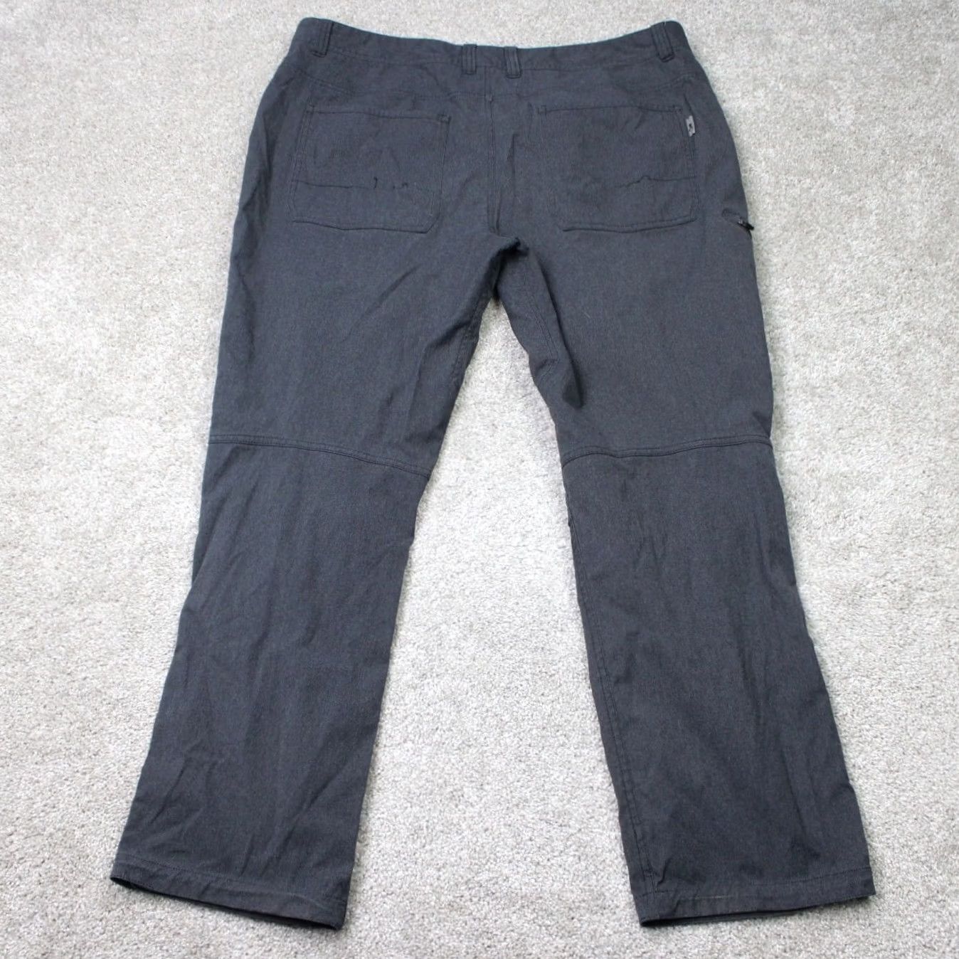 Royal Robbins Royal Robbins Pants Mens 40x32 Gray Canvas Cargo Nylon Straight Leg Hiking Size US 40 / EU 56 - 5 Thumbnail