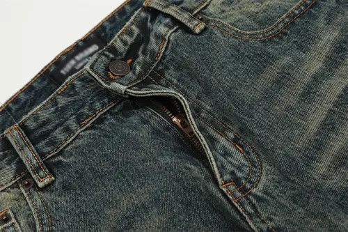 Japanese Brand × Jean Men's hippie trend distressed washed ripped flared jeans Size US 32 / EU 48 - 4 Thumbnail