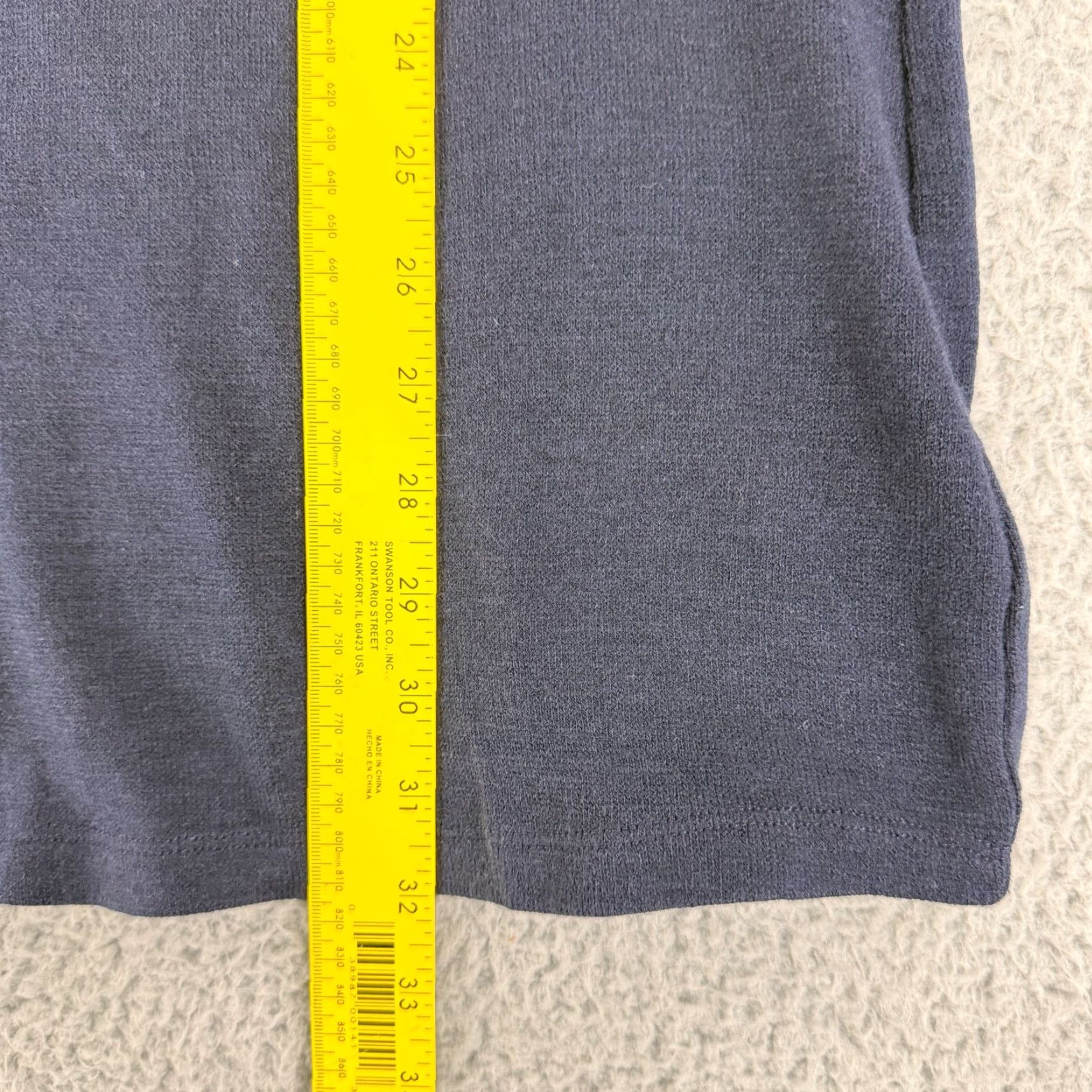 Vintage THML Dress Womens Small Blue Embroidered Long Sleeve Knit Back Zip Casual Short Size S / US 4 / IT 40 - 6 Thumbnail