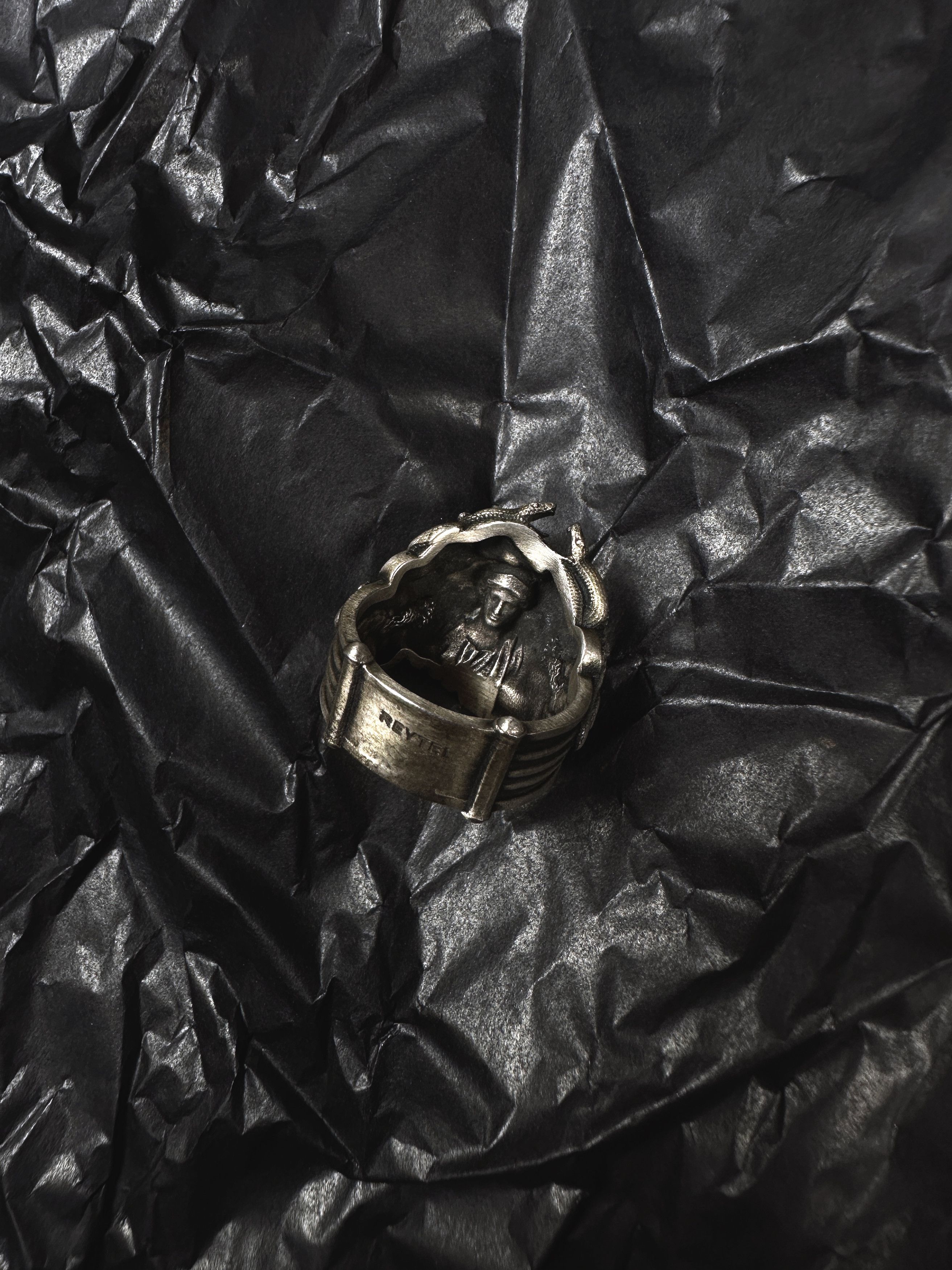 🐍 Wounded Medusa Handmade 925 Silver Ring 🐍