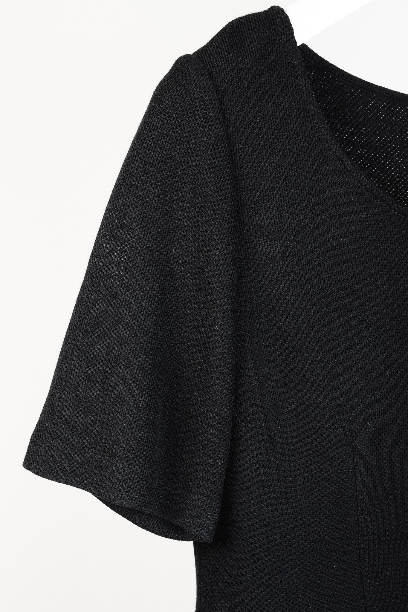 St. John St. John Caviar Resort 2016 Milano Pique Knit Peplum Dress Size L / US 10 / IT 46 - 5 Thumbnail