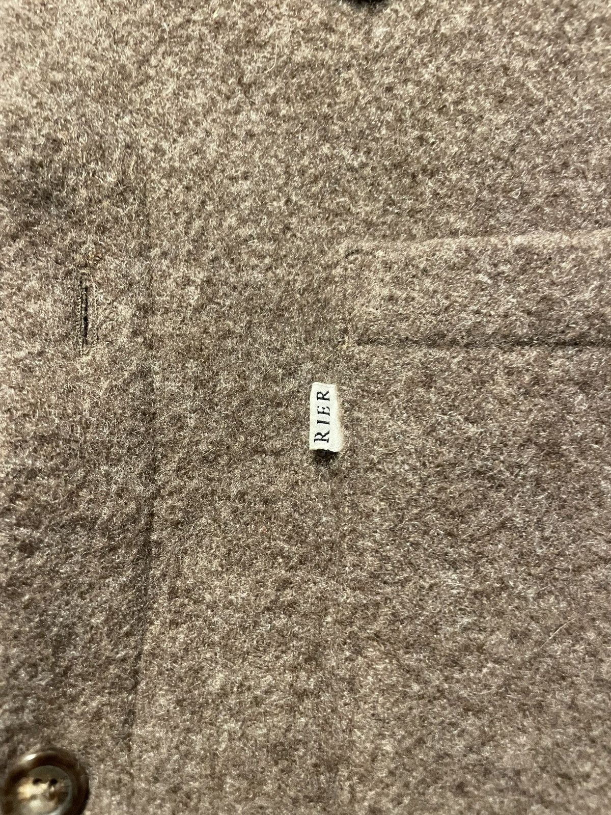 RIER RIER X MONOCLE Fleece Overshirt - Hazelnut Size US M / EU 48-50 / 2 - 4 Thumbnail