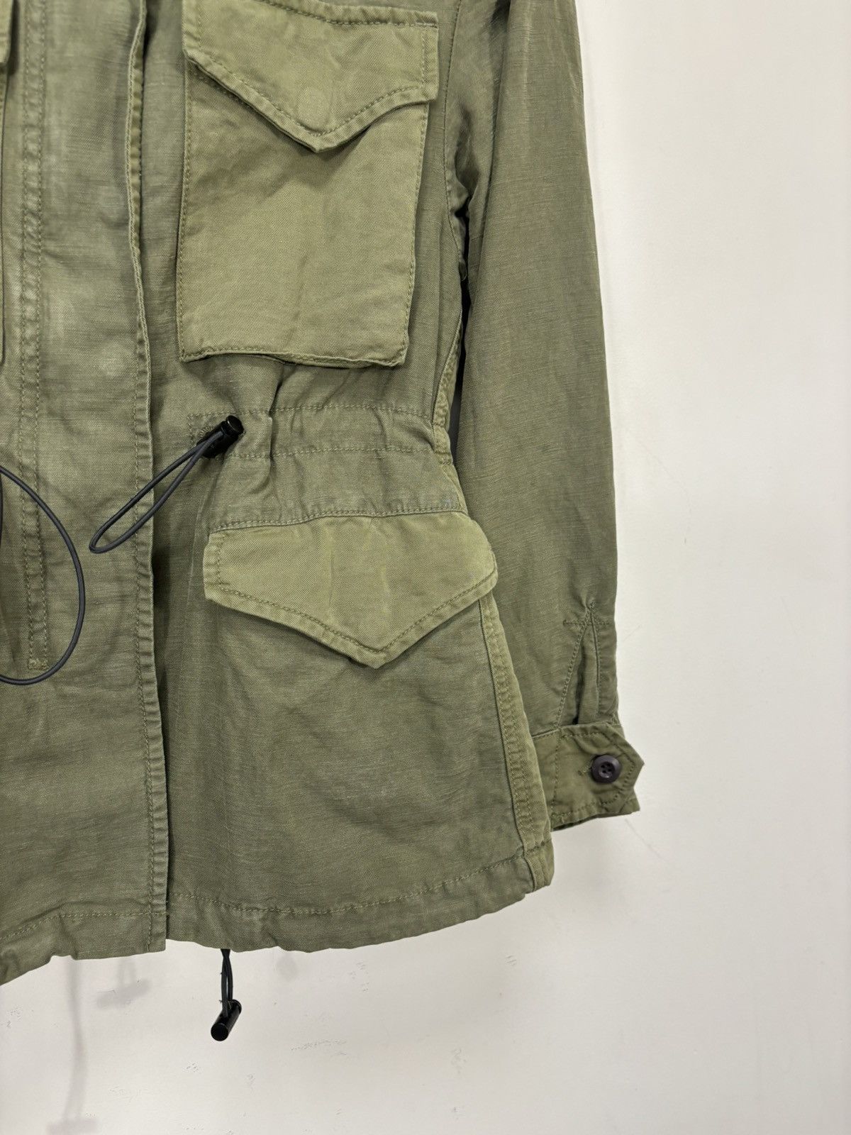 Diesel Diesel G-Claudia Giacca NWT Women’s Multipocket Olive Jacket Size XXS / US 00 / IT 34 - 8 Thumbnail