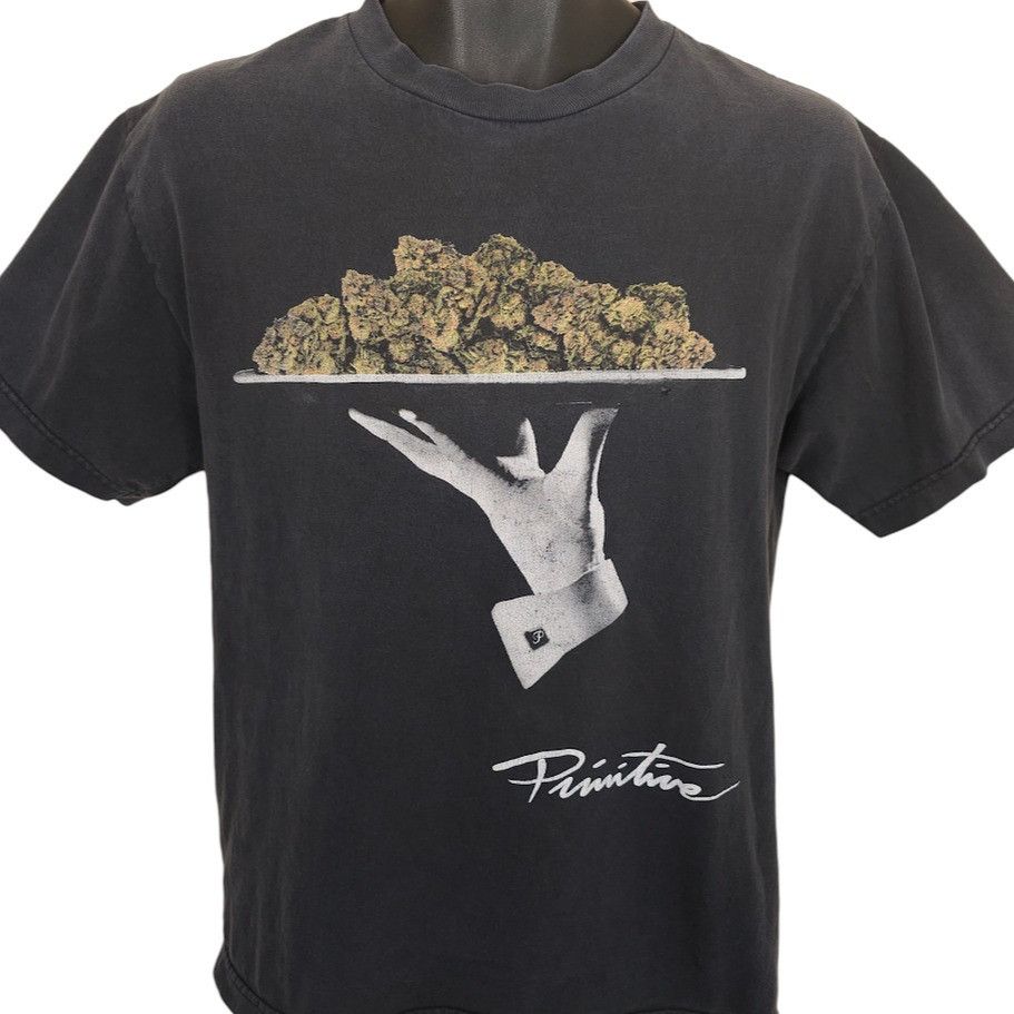 Primitive Cannabis T Shirt Mens Size Medium Black Marijuana Weed Size US M / EU 48-50 / 2 - 1 Thumbnail