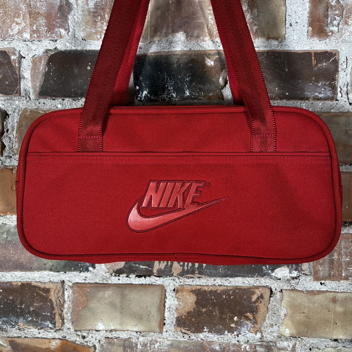 Nike Vintage Nike Bag 90s Swoosh Big Center Logo Hand Bag Size ONE SIZE - 2 Thumbnail