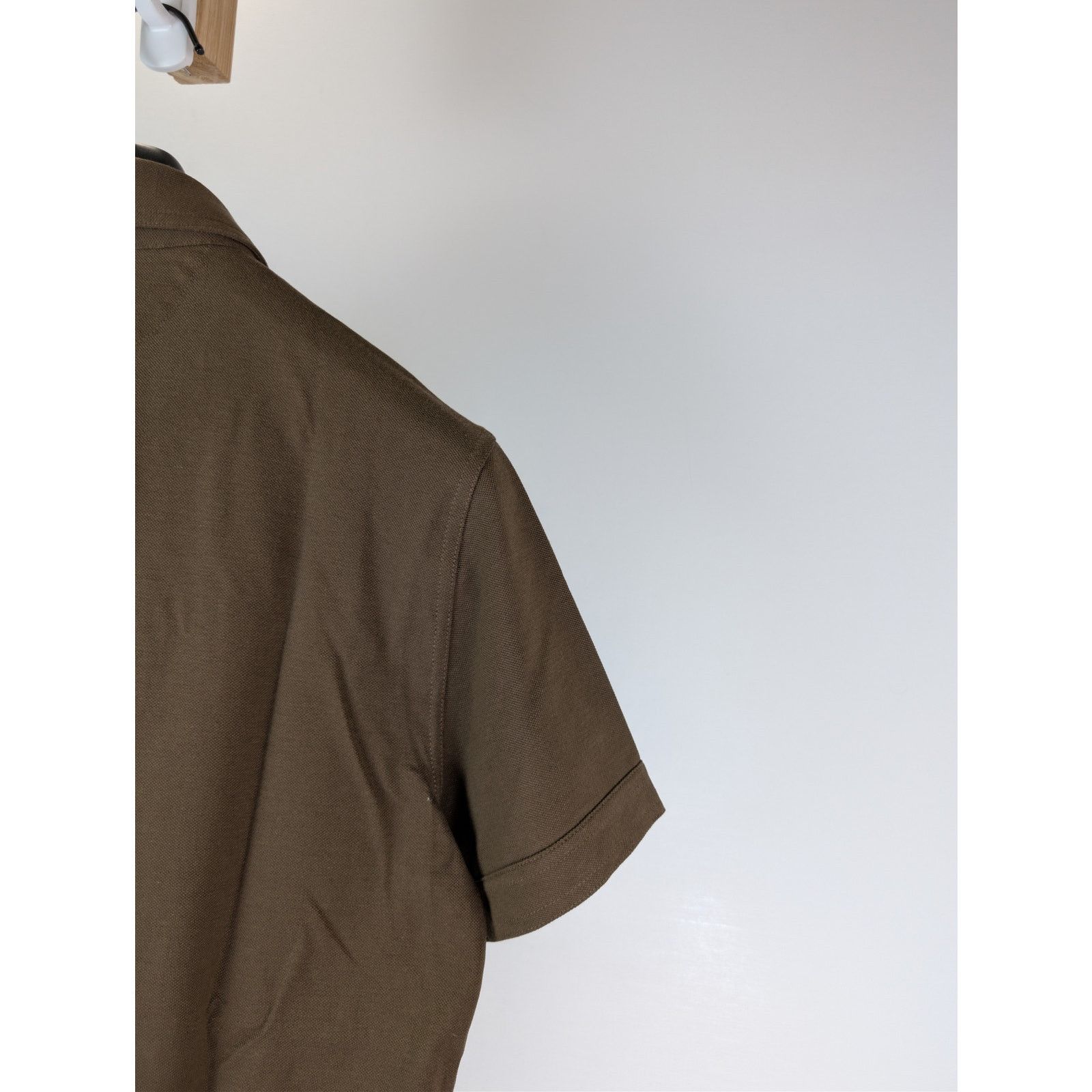 Tom Ford o1rshd1 Cotton Pique Polo Shirt in Brown Size US M / EU 48-50 / 2 - 13 Thumbnail