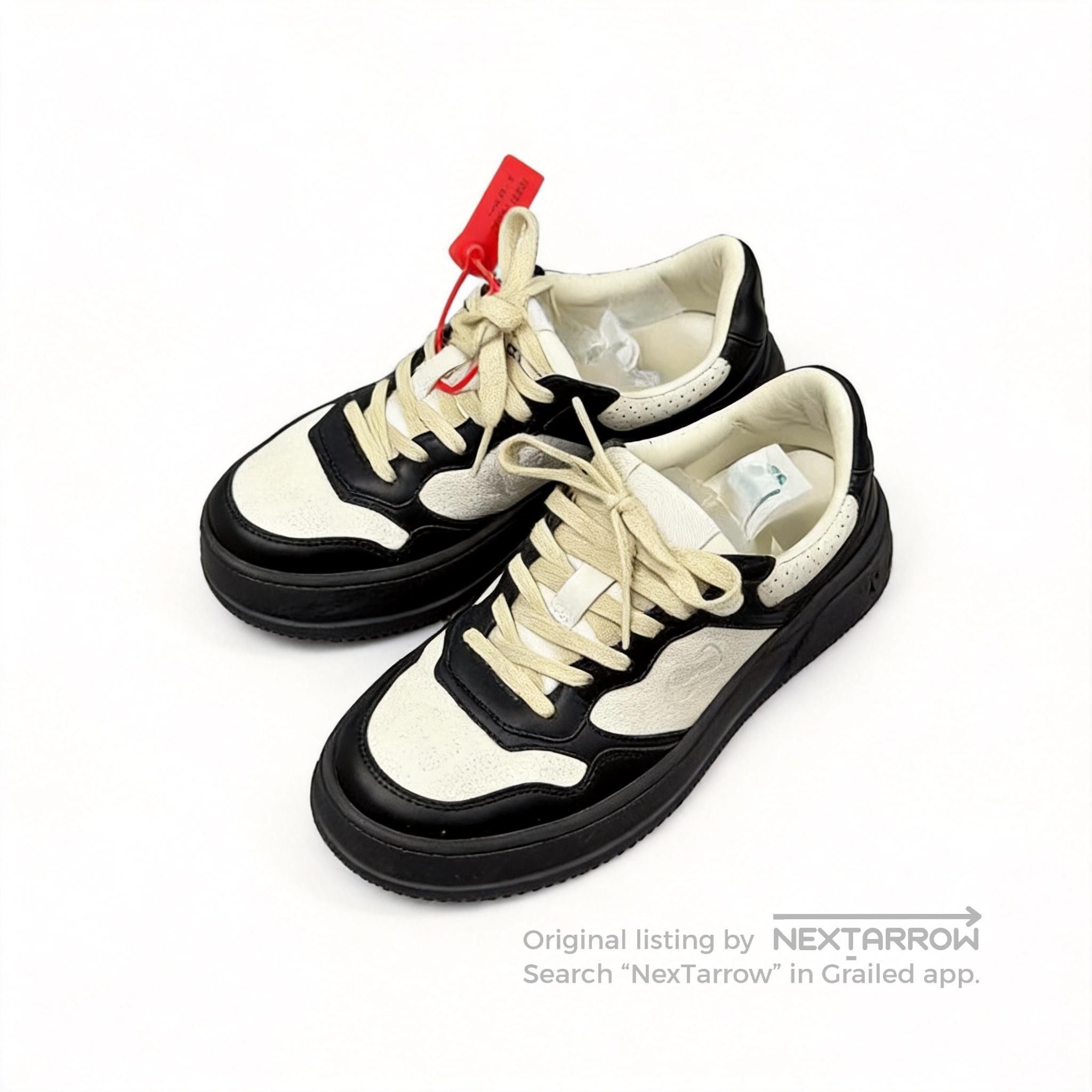 Gucci Gucci Black White Double G Embossed Cookie Shoes. Size US 5 / IT 35 - 1 Thumbnail