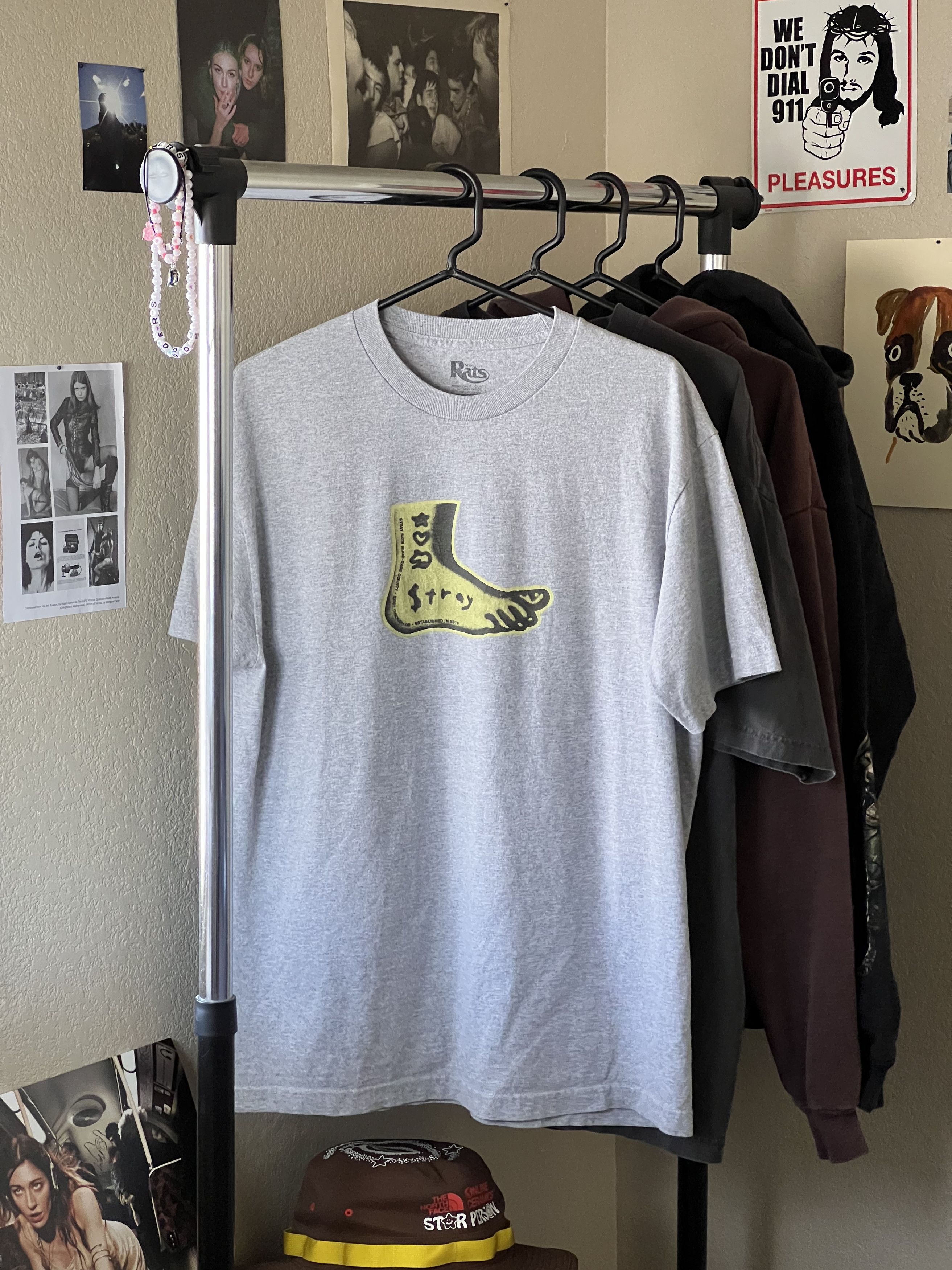 Stray Rats Stray Rats Tattooed Foot Tee Size US L / EU 52-54 / 3 - 1 Thumbnail