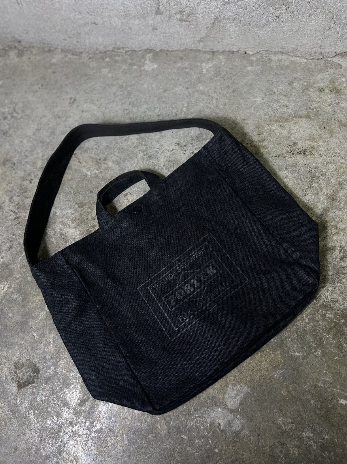 Porter Porter Yoshida x Urban Research - 2 Way - Canvas Black Bag Size ONE SIZE - 1 Thumbnail