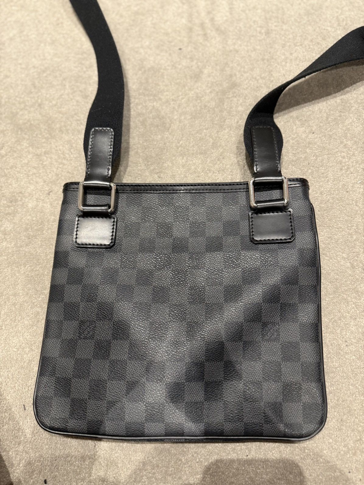 Louis Vuitton Louis Vuitton Thomas Shoulder Bag Black Canvas Size ONE SIZE - 5 Thumbnail