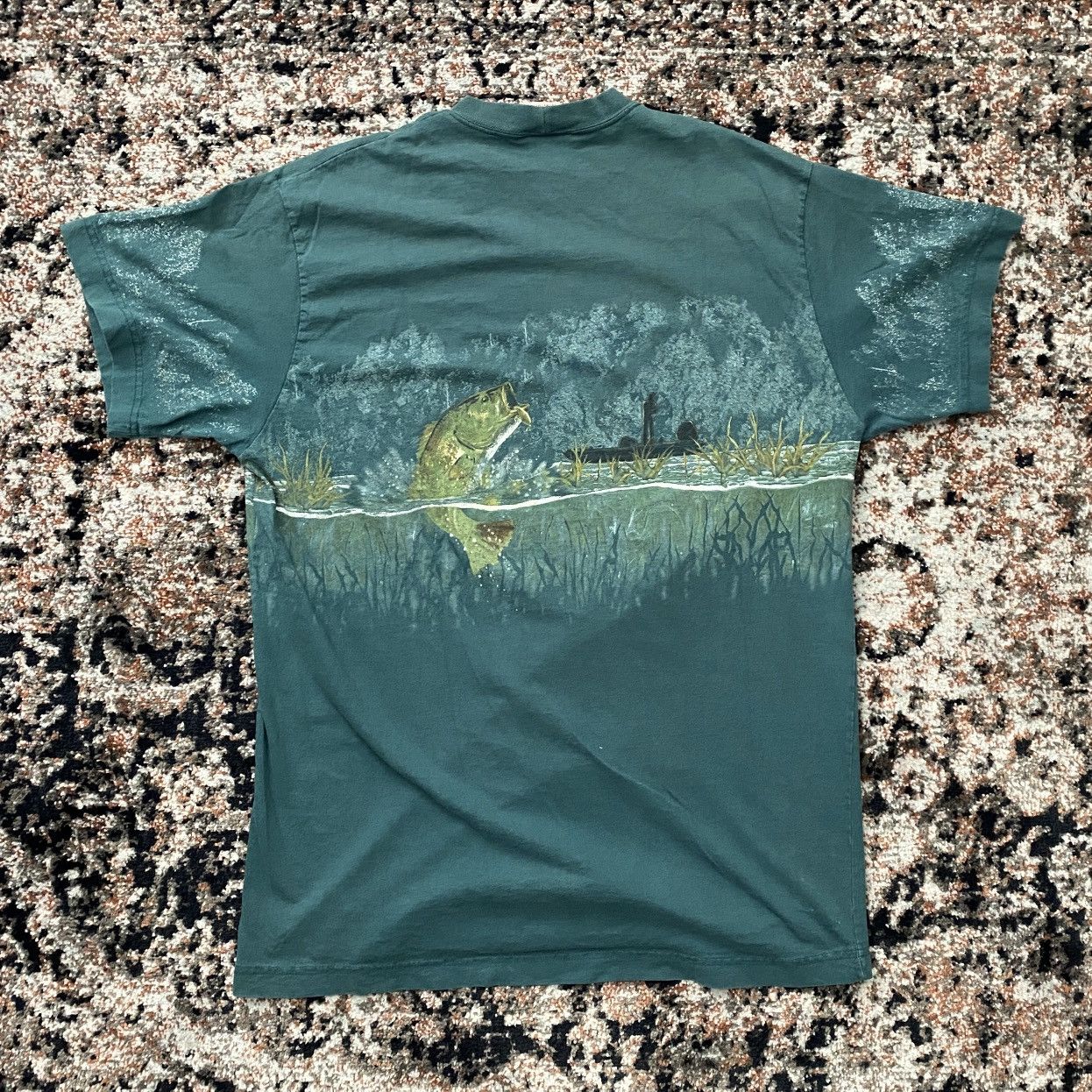 Vintage Vintage All-Over Fish Print Shirt Size US XXL / EU 58 / 5 - 2 Thumbnail