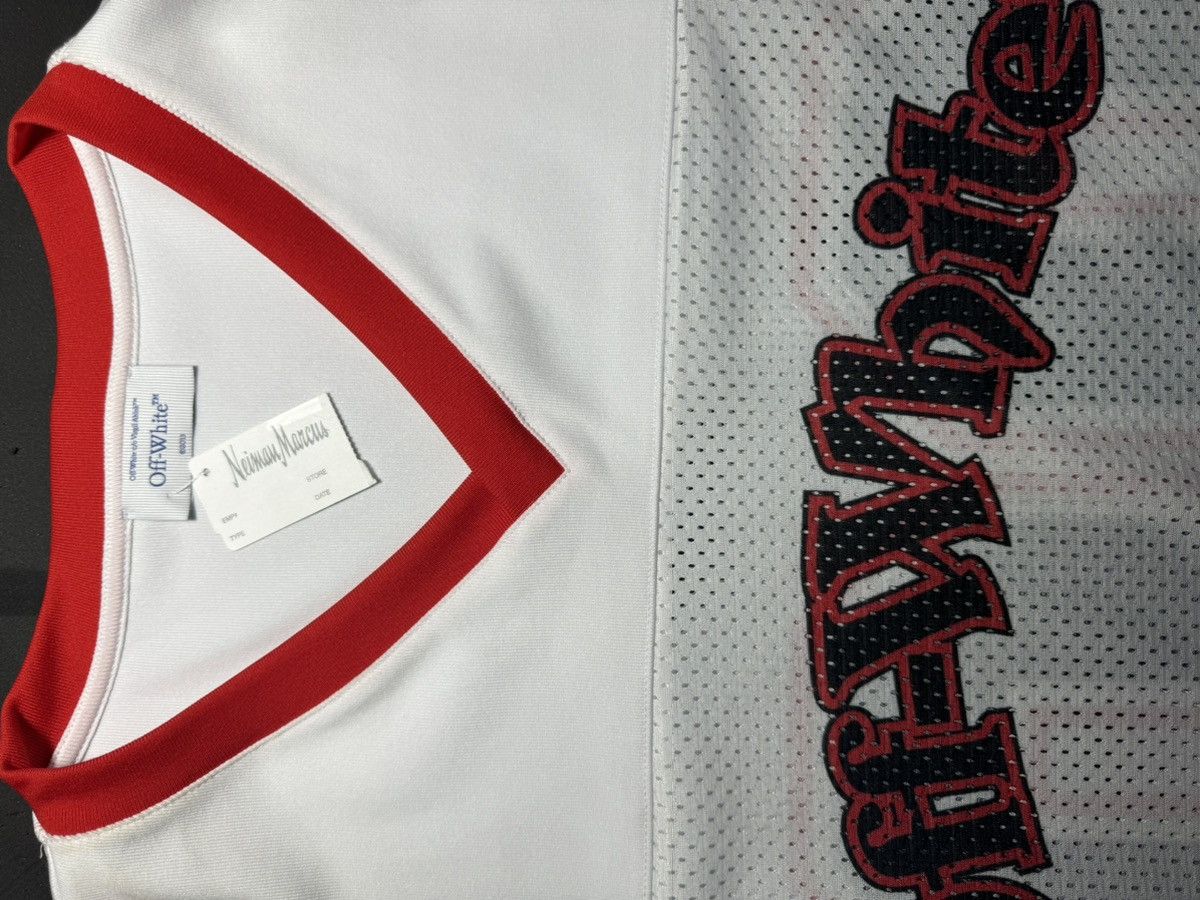 Off-White Off-White Gothic Logo Mesh Jersey and Shorts Set Size XL Size US XL / EU 56 / 4 - 23 Thumbnail