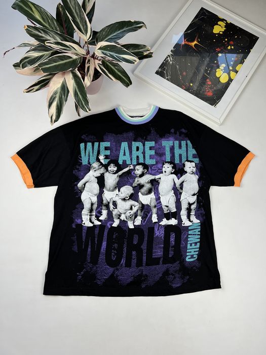 80s WE ARE THE WORLD ビンテージ Tシャツ - Tシャツ/カットソー(半袖