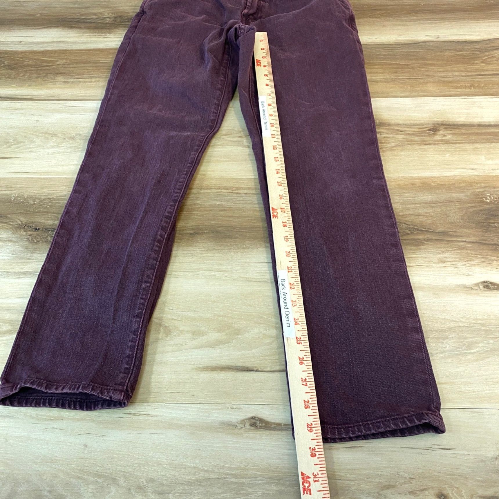Bonobos Bonobos Mens Travel Jeans 30x30 Purple Garment Dyed American Denim Size US 30 / EU 46 - 5 Thumbnail