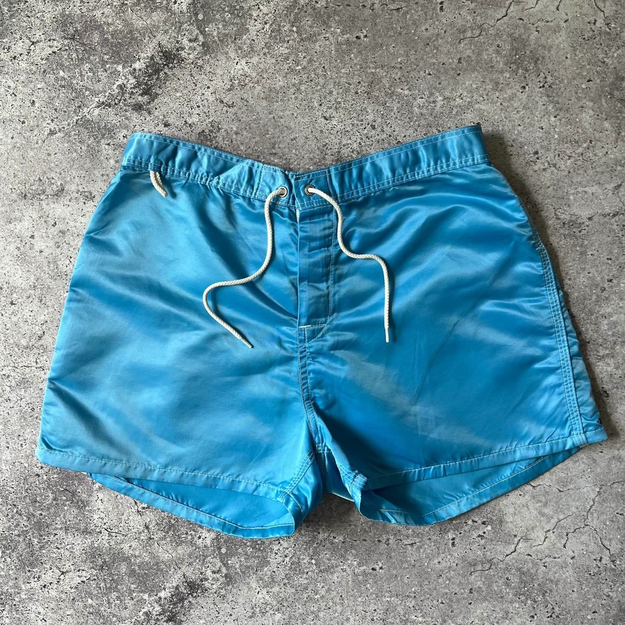 Sundek Sundek Summer Pool Nylon Shorts Baby Blue Size M Size US 30 / EU 46 - 1 Thumbnail