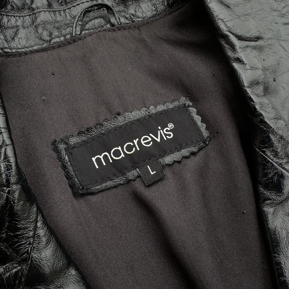 Japanese Brand Vintage Japanese Style Macrevis Leather Jacket Y2K 00s USA Size L / US 10 / IT 46 - 7 Thumbnail