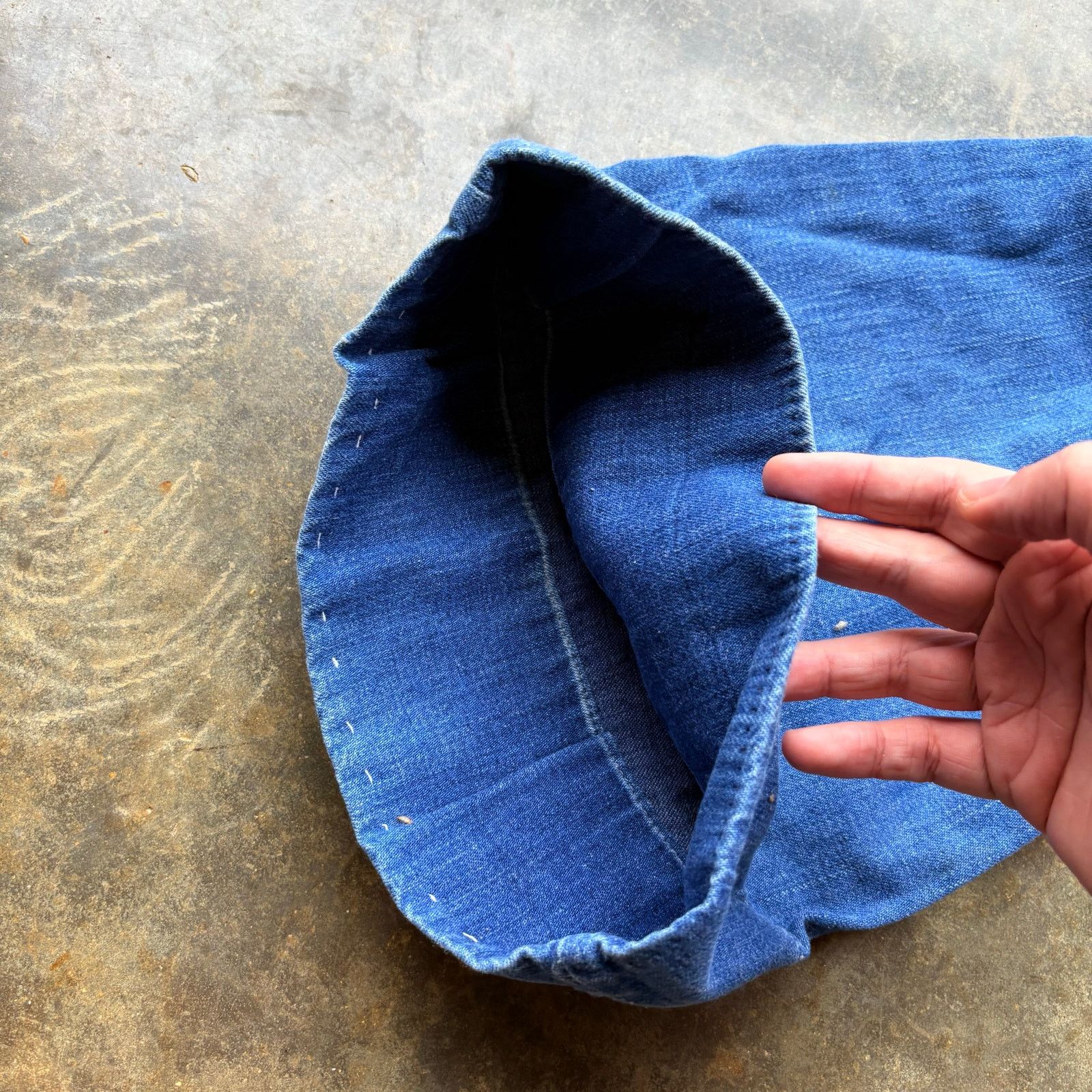Vintage True Vintage 60s 70s Jc Penny Bells Blue Jeans Wide Flares Size US 28 / EU 44 - 8 Thumbnail