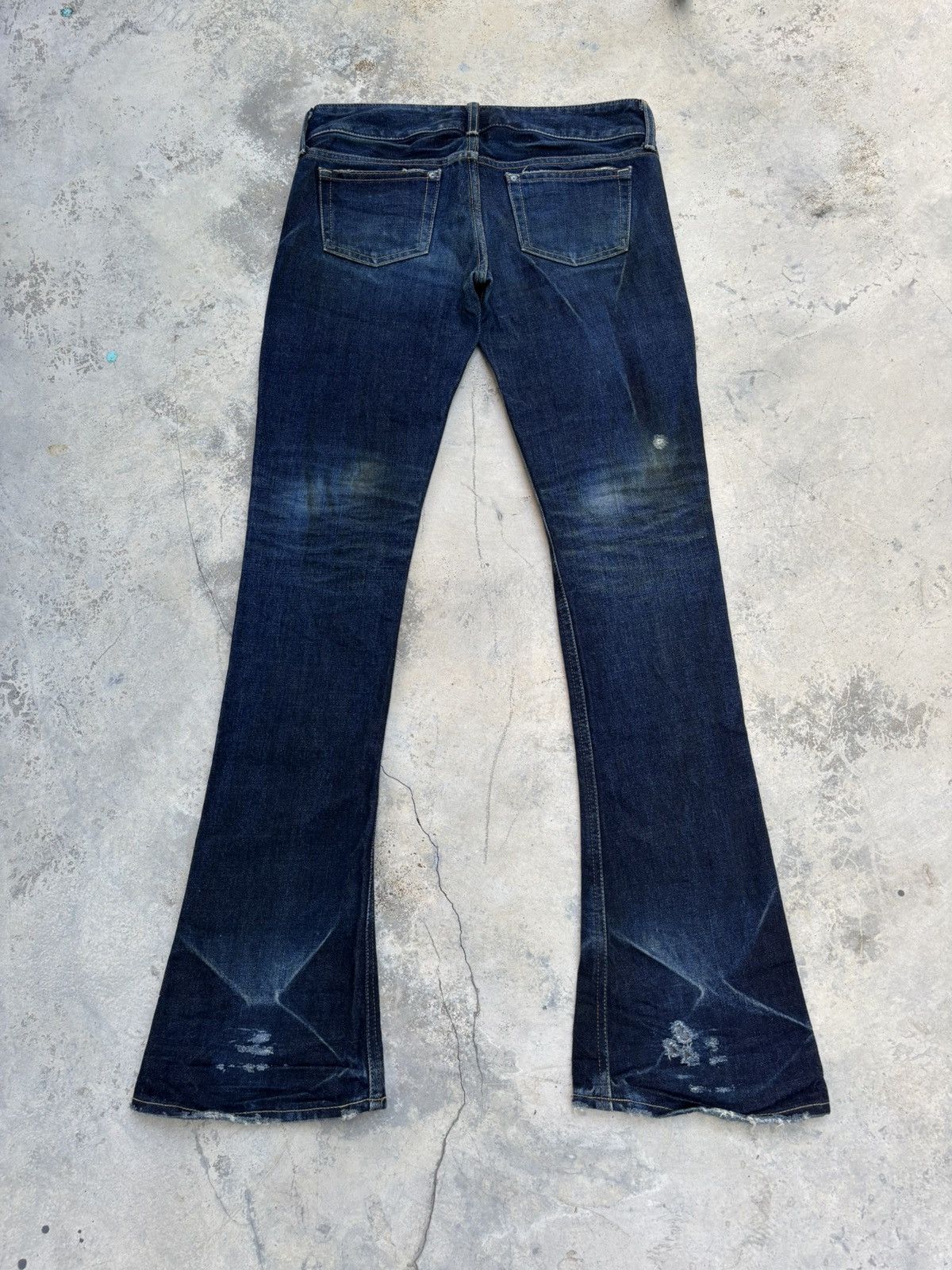 SLY Flare Jeans SLY Japanese Bootcut Claw Mark Flared Jeans Size 30" / US 8 / IT 44 - 8 Thumbnail