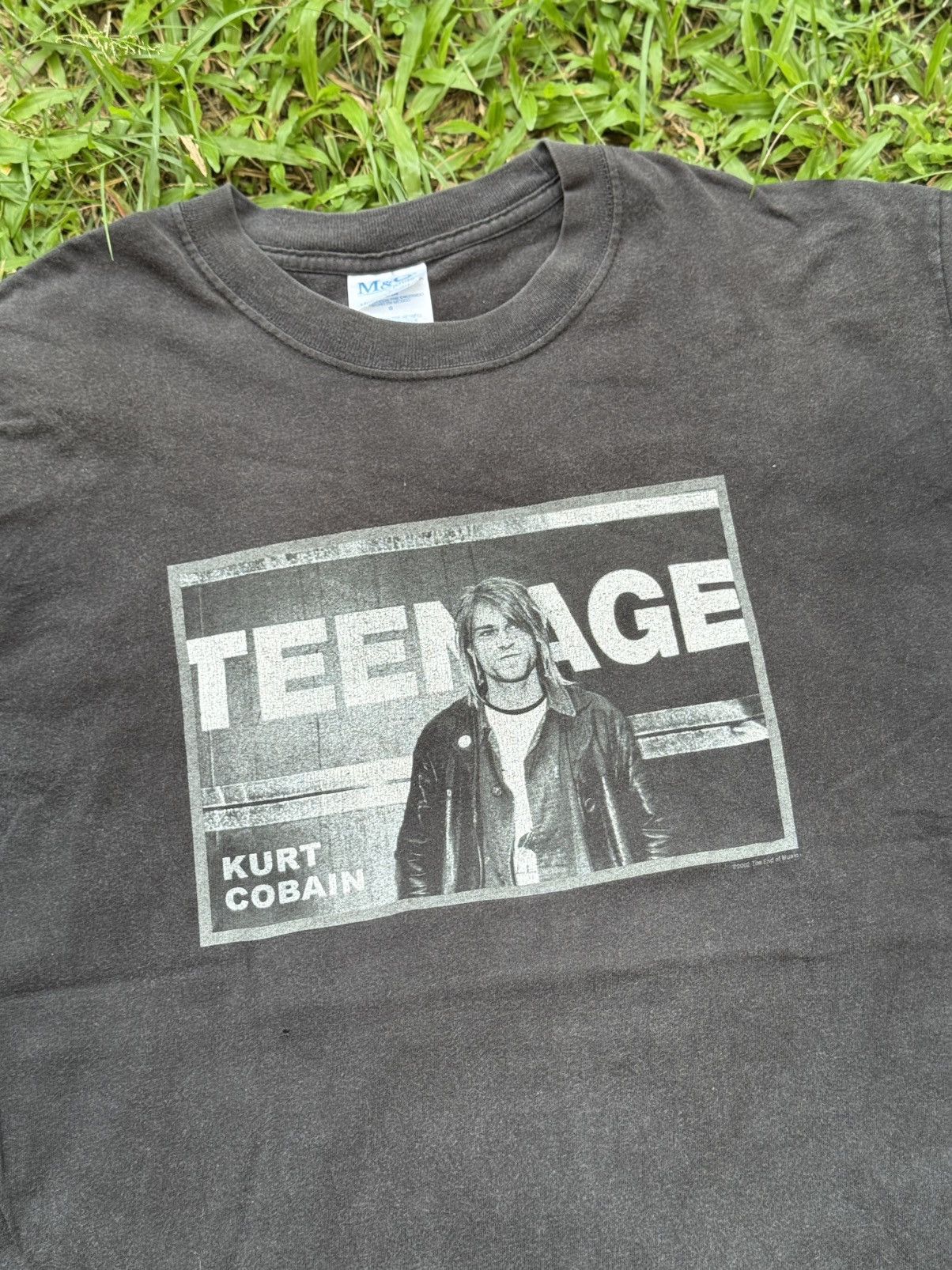 Band Tees × Teenage × Vintage Vintage 2002 Teenage Kurt Cobain thrashed Tees Size US L / EU 52-54 / 3 - 2 Thumbnail