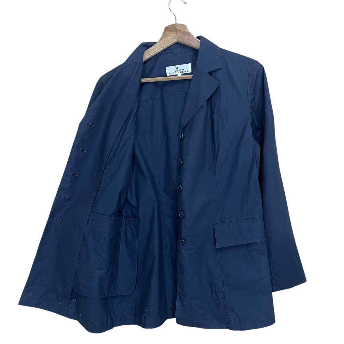 yoshie inaba L'EQUIPE YOSHIE INABA Inspired Yohji Yamamoto Coat Size US S / EU 44-46 / 1 - 7 Thumbnail